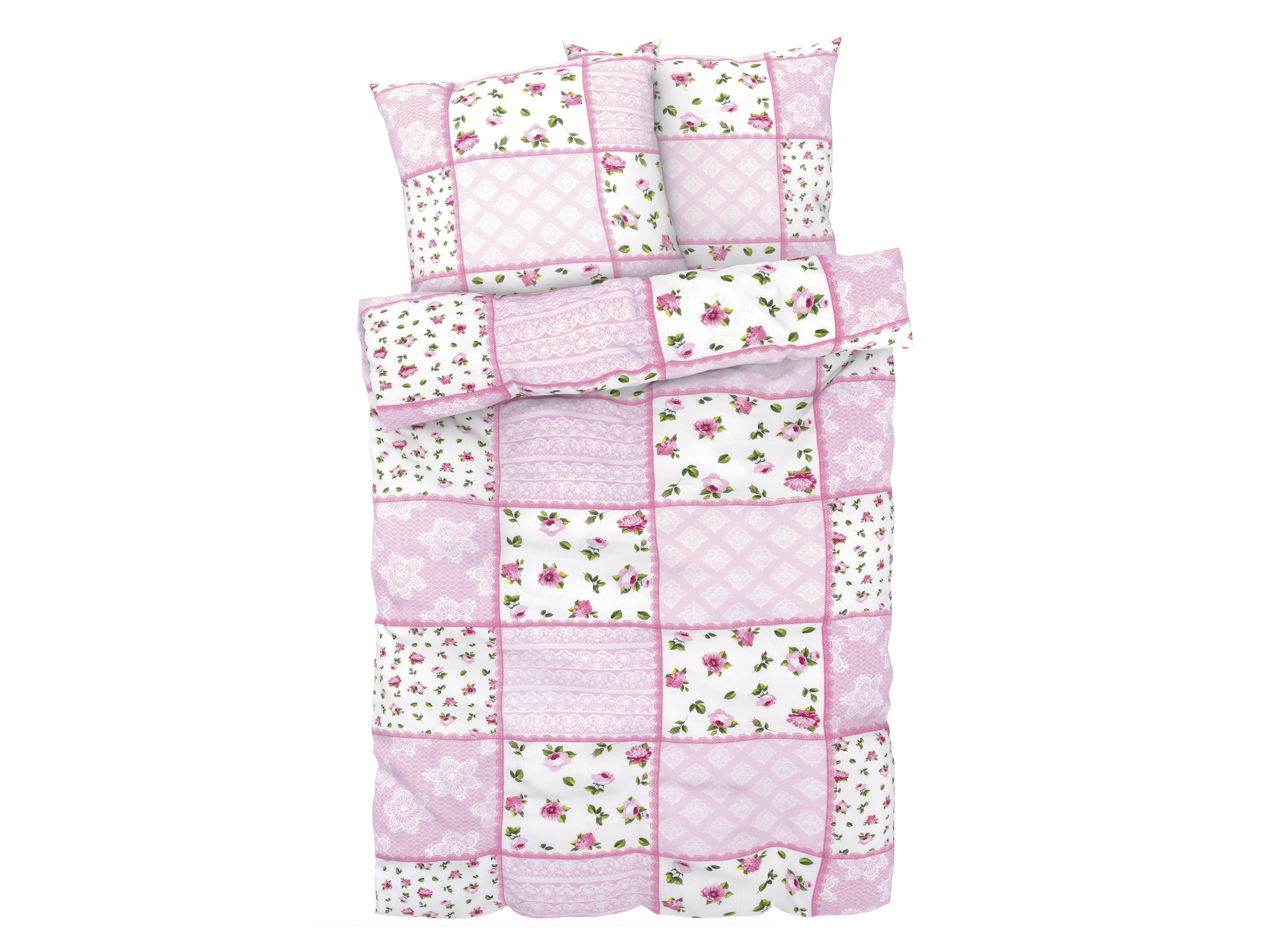 Livarno home Pościel z kory, 160 x 200 cm Róże