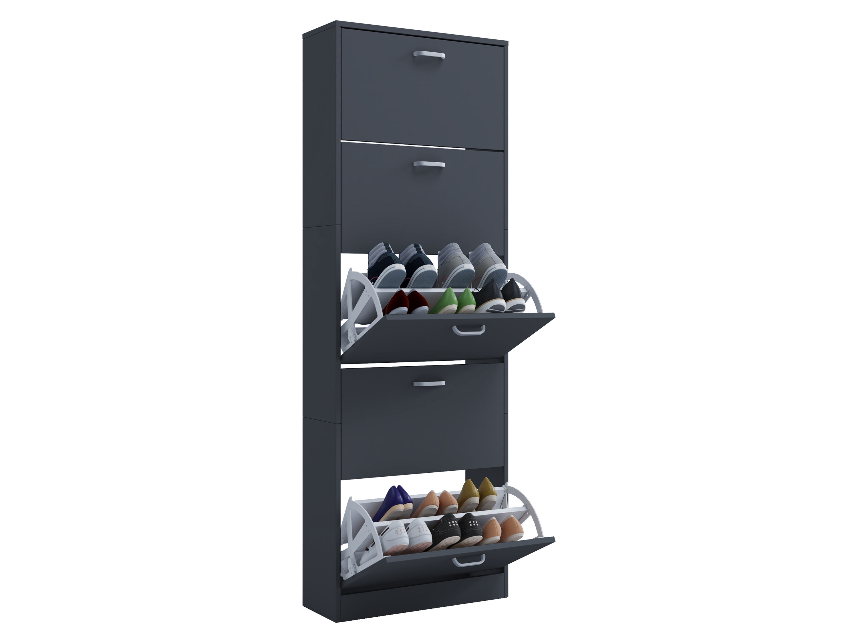 VCM Szafka na buty Sipos Antracytowy, XL