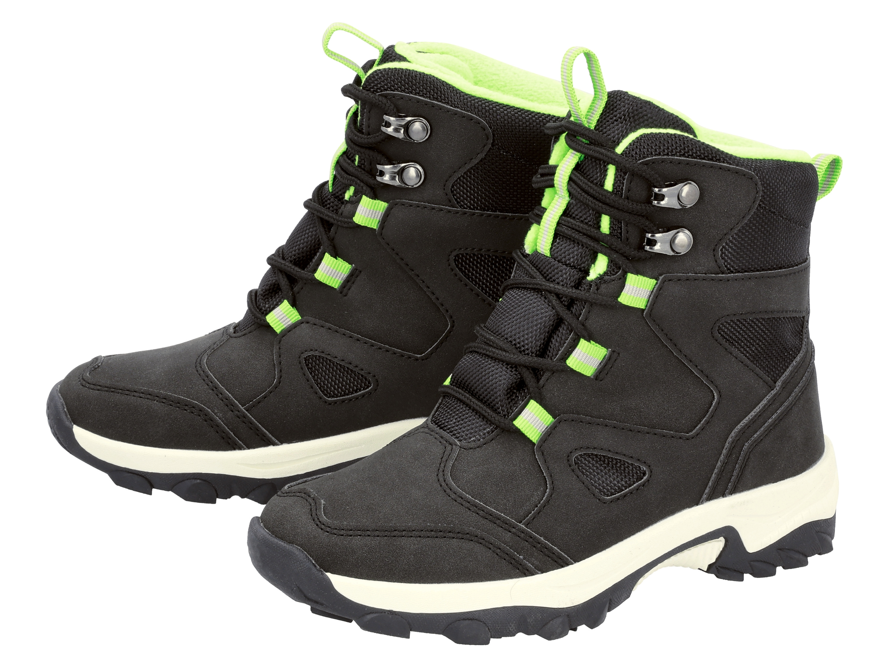 esmara Botki dziecięce Czarny/ zielony, 34