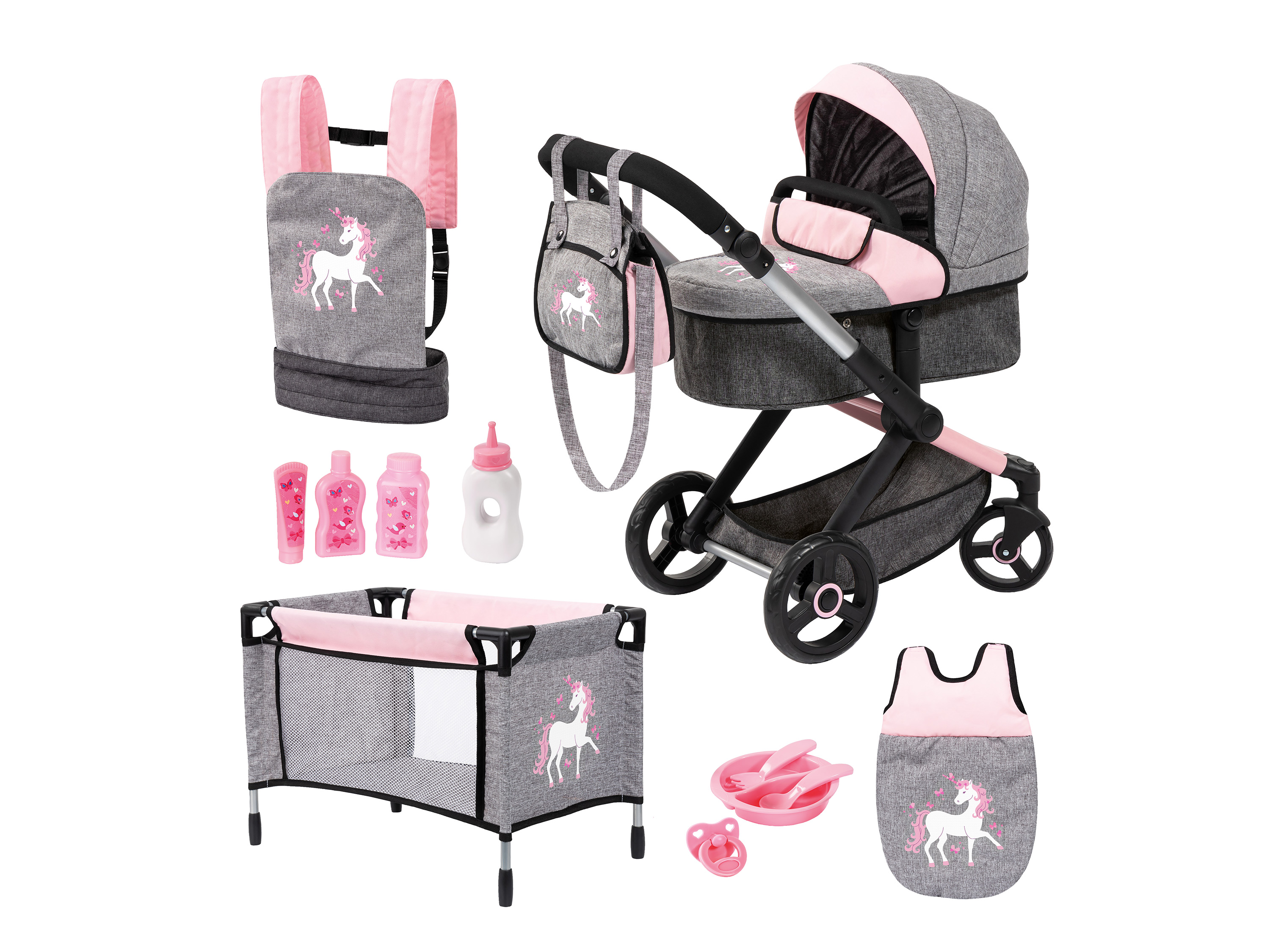 Bayer Design Zestaw Wózek dla lalek Xeo