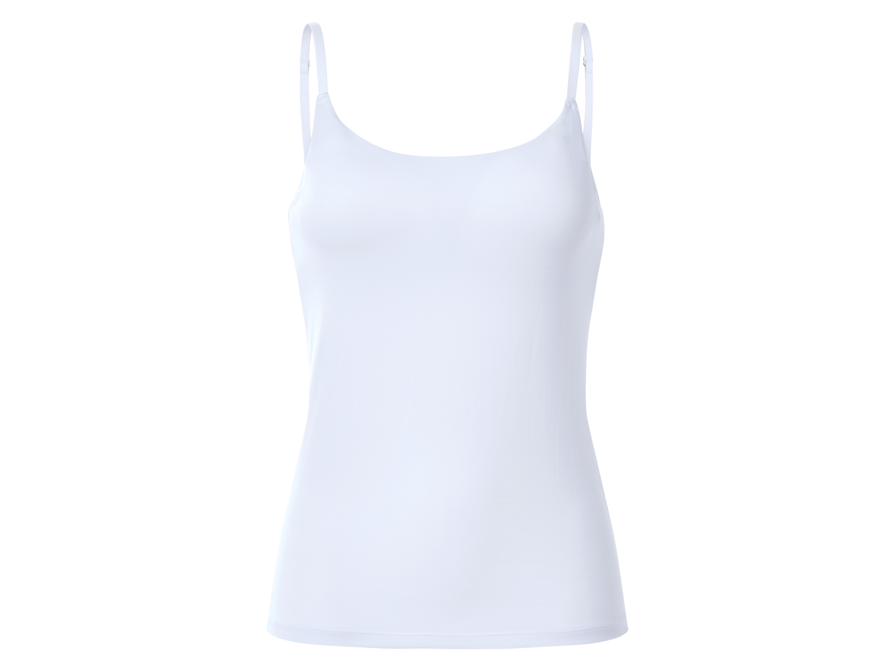 esmara Top z biustonoszem Biały, S36/38