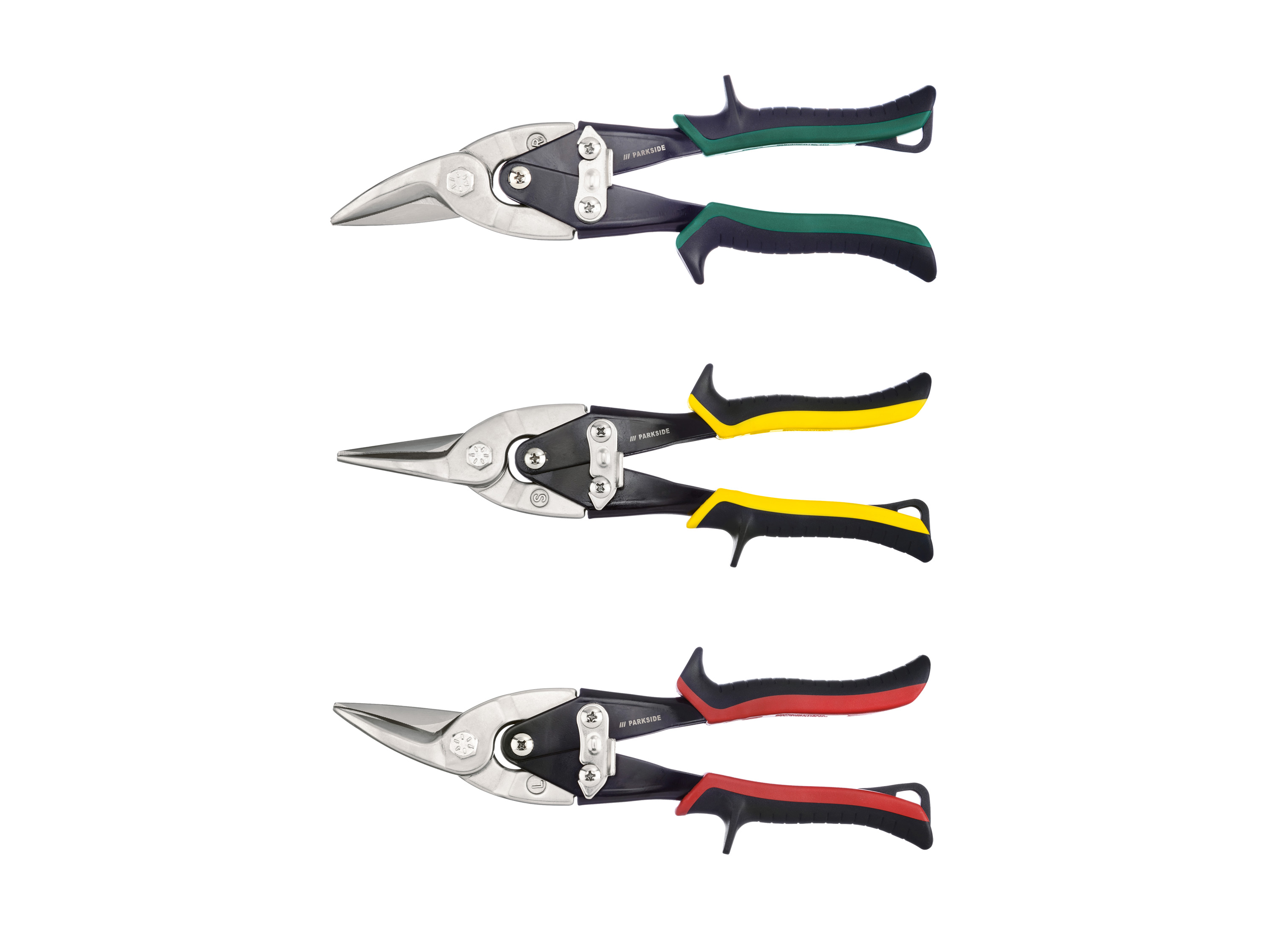 Parkside Zestaw do montażu na sucho lub zestaw nożyc do blachy Zestaw nożyc do blachy