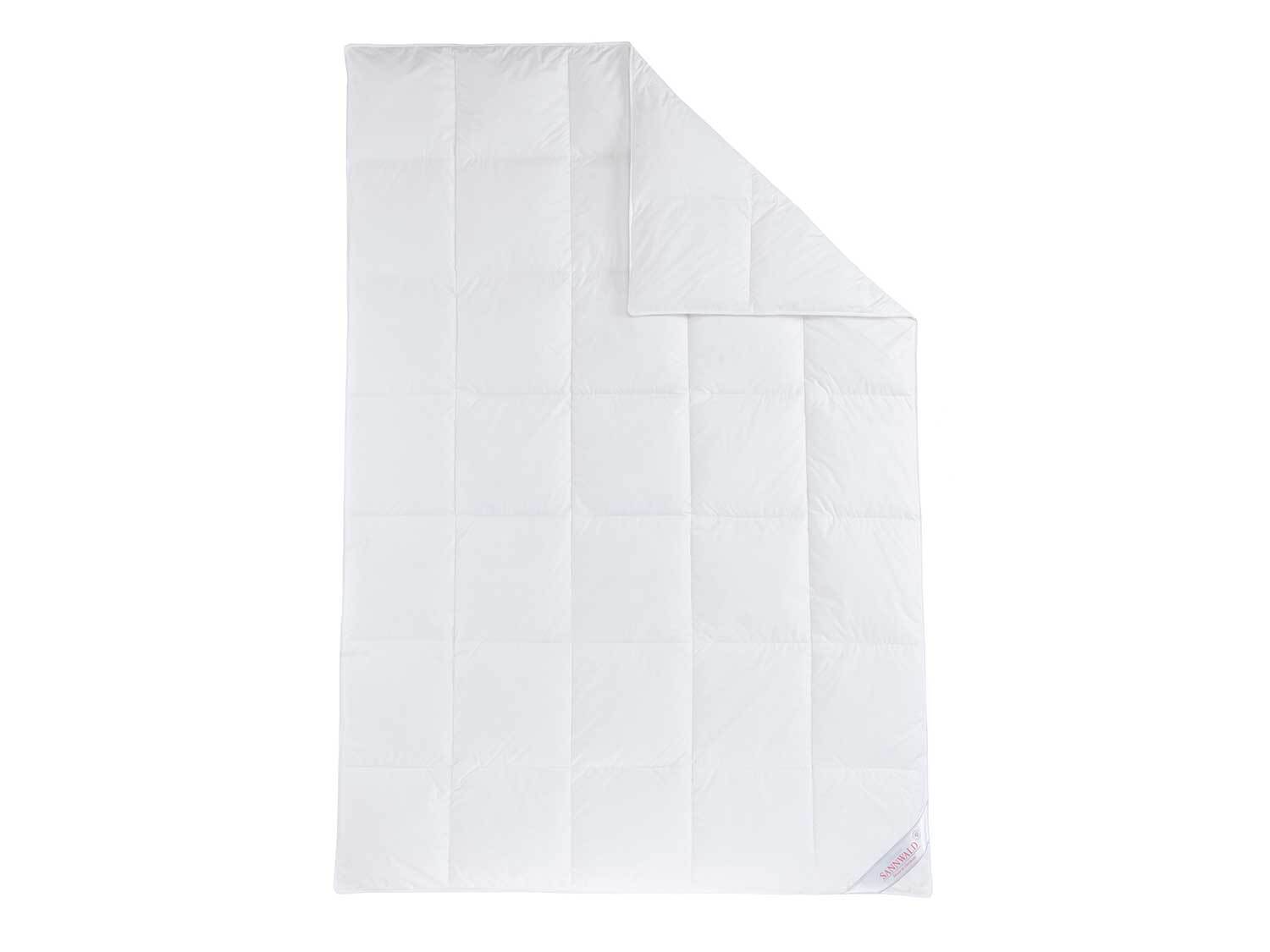 Sannwald Kołdra puchowa kasetowa średnia 160 x 200 cm