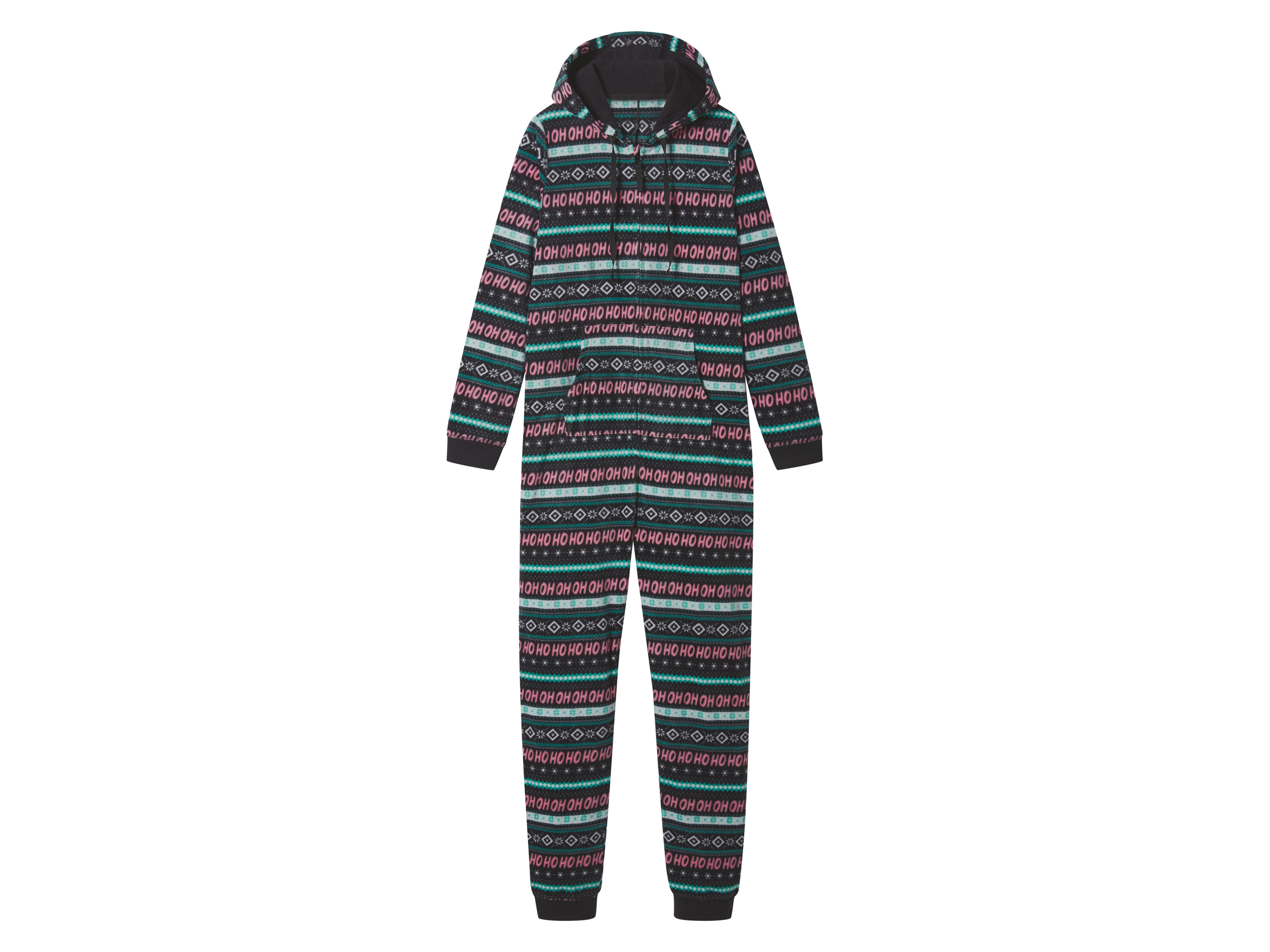 esmara Kombinezon polarowy damski Czarny, L44/46