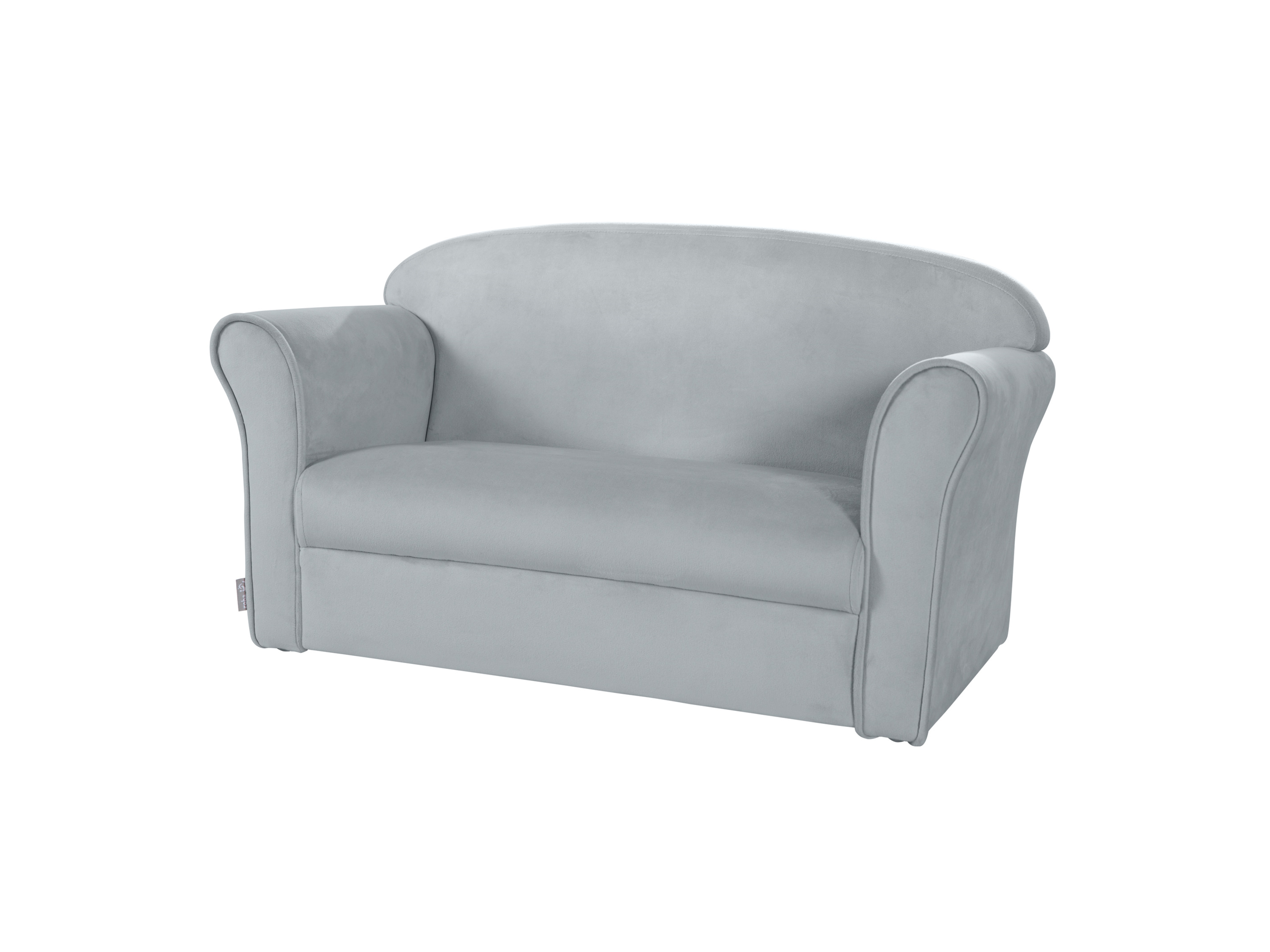 roba Sofa dziecięca, 2-osobowa z podłokietnikiem, Szary