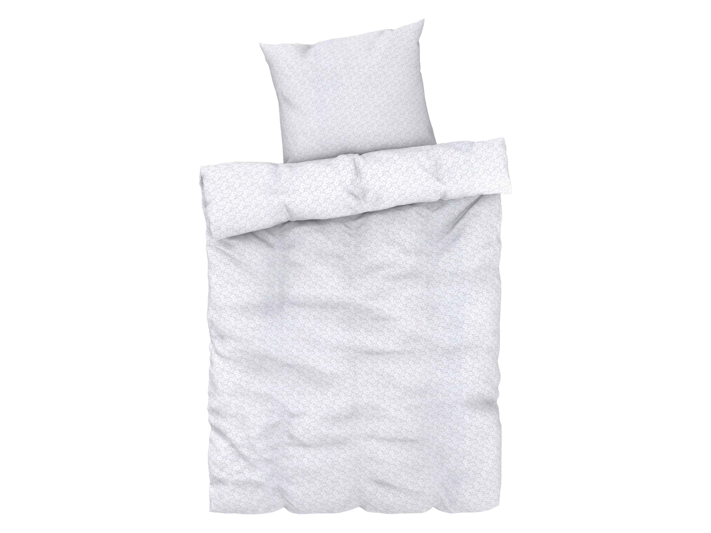 Livarno home Pościel z mikrowłókna satynowego, 140 x 200 cm Beżowy