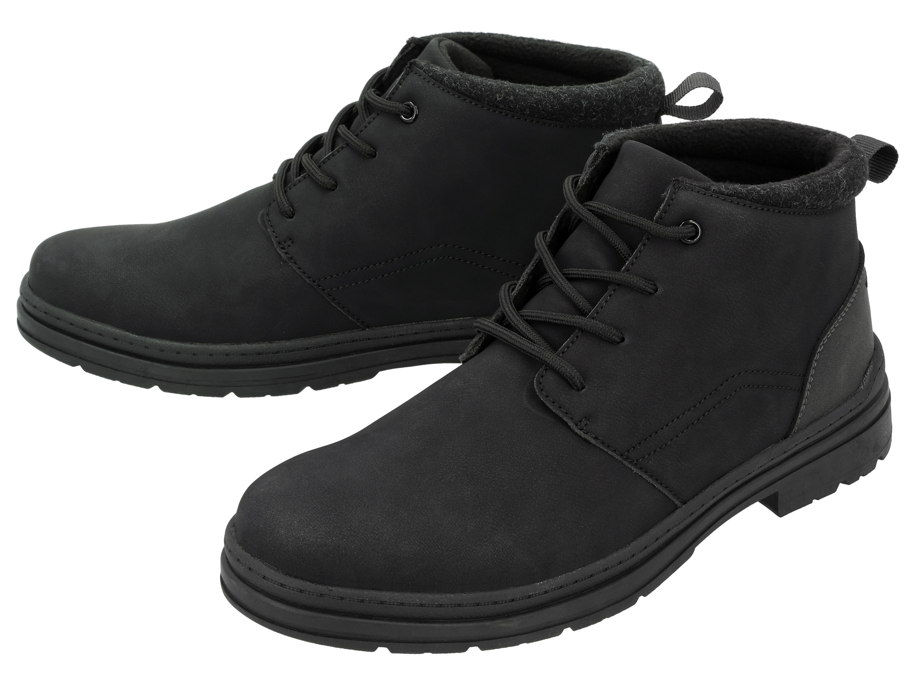 esmara Botki męskie ocieplane Czarny, 44