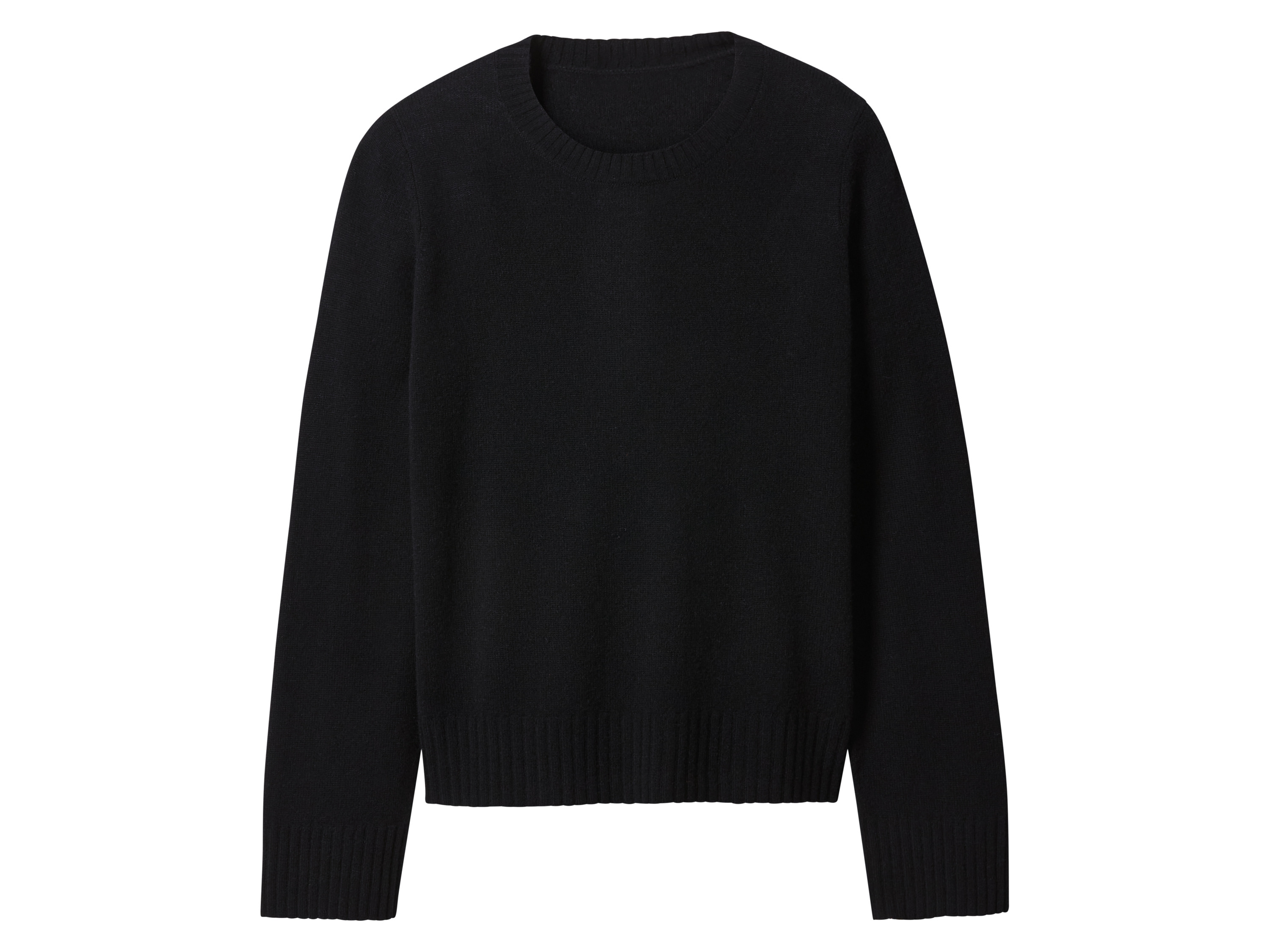 esmara Sweter kaszmirowy premium damski Czarny, M40/42