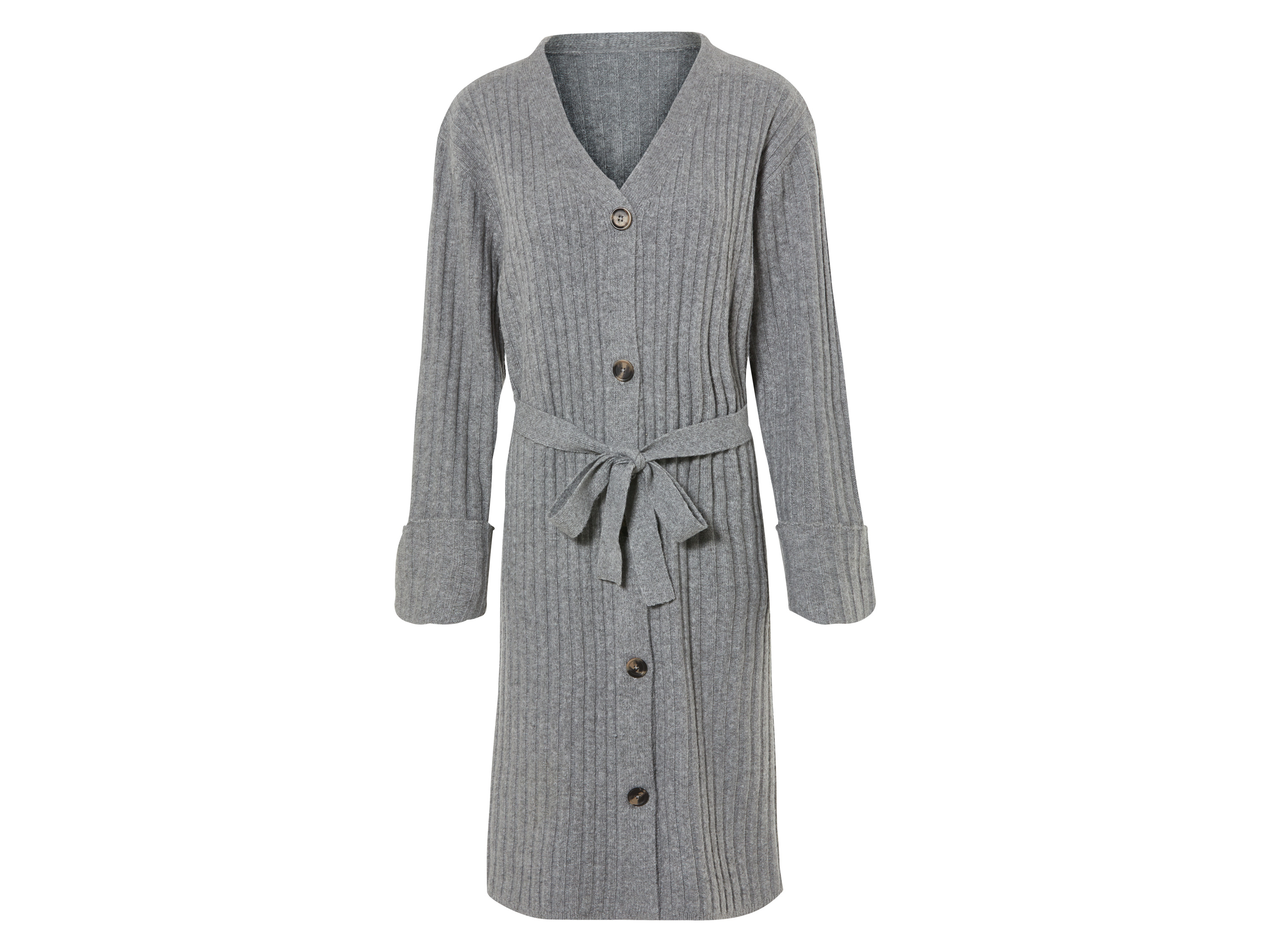 esmara Kardigan damski z recyklingu Szary, S36/38