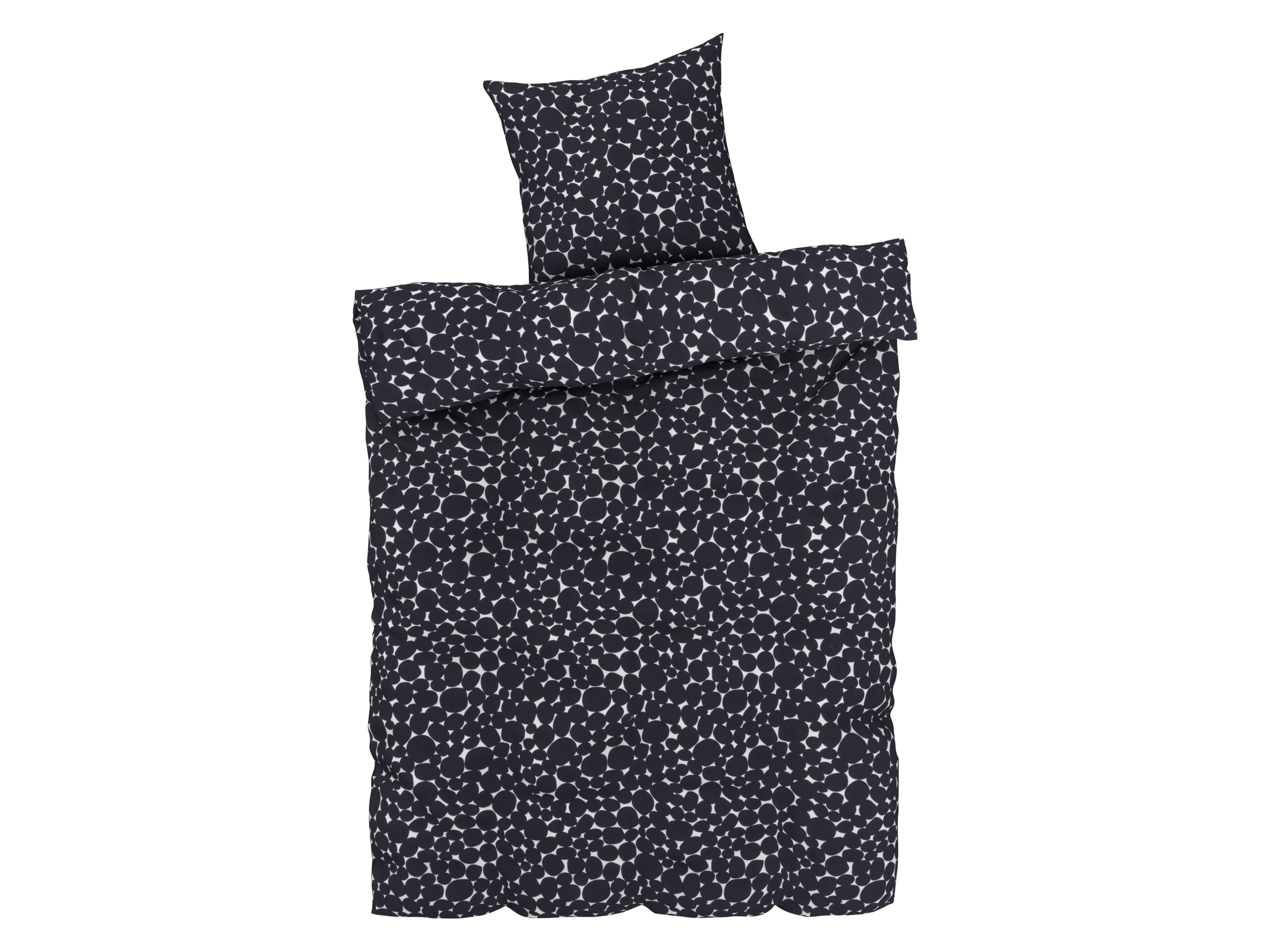 Livarno home Pościel z mikrowłókna satynowego, 140 x 200 cm Czarny