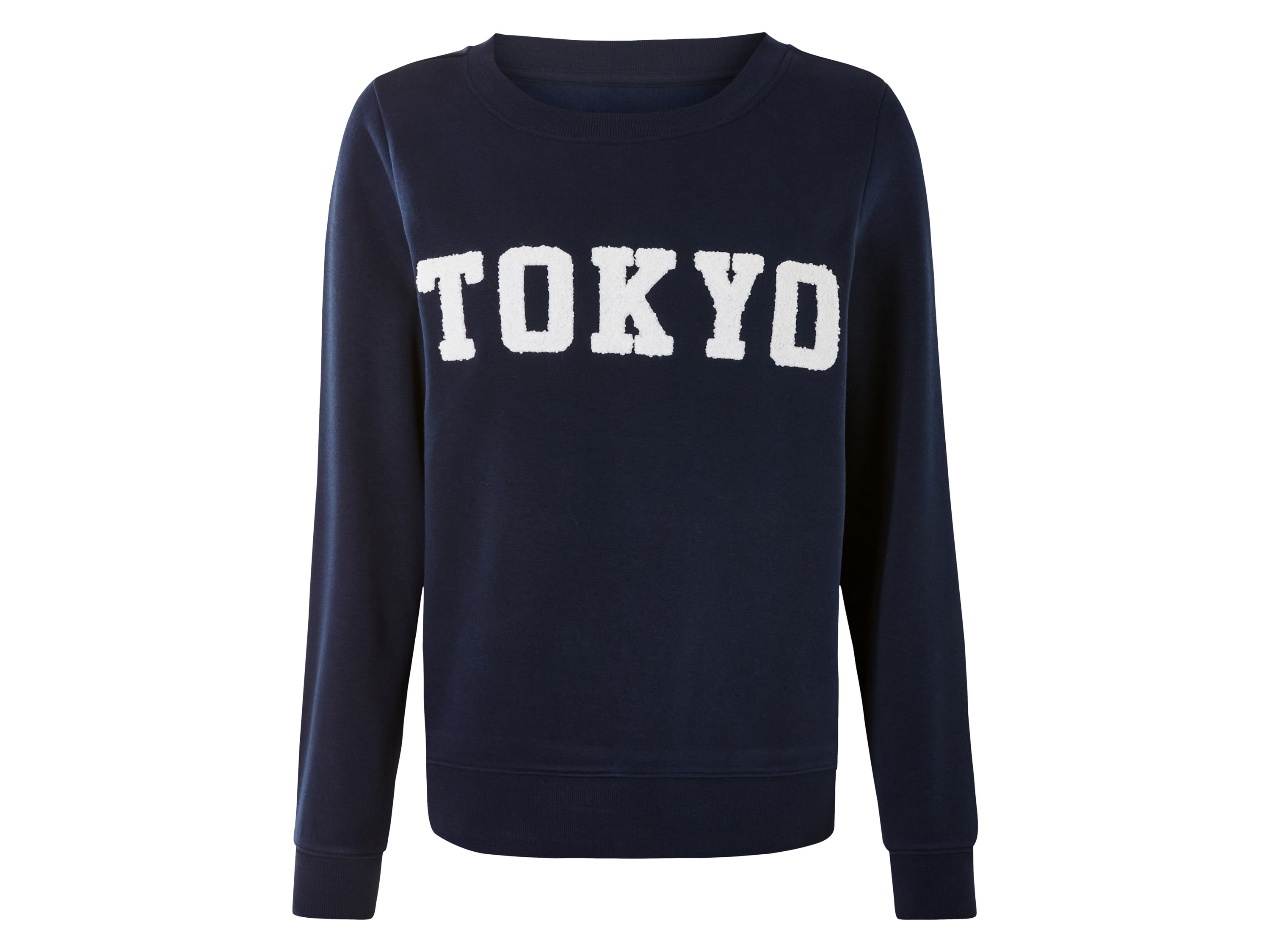 esmara Bluza damska z bawełną Granatowy, XS 32/34