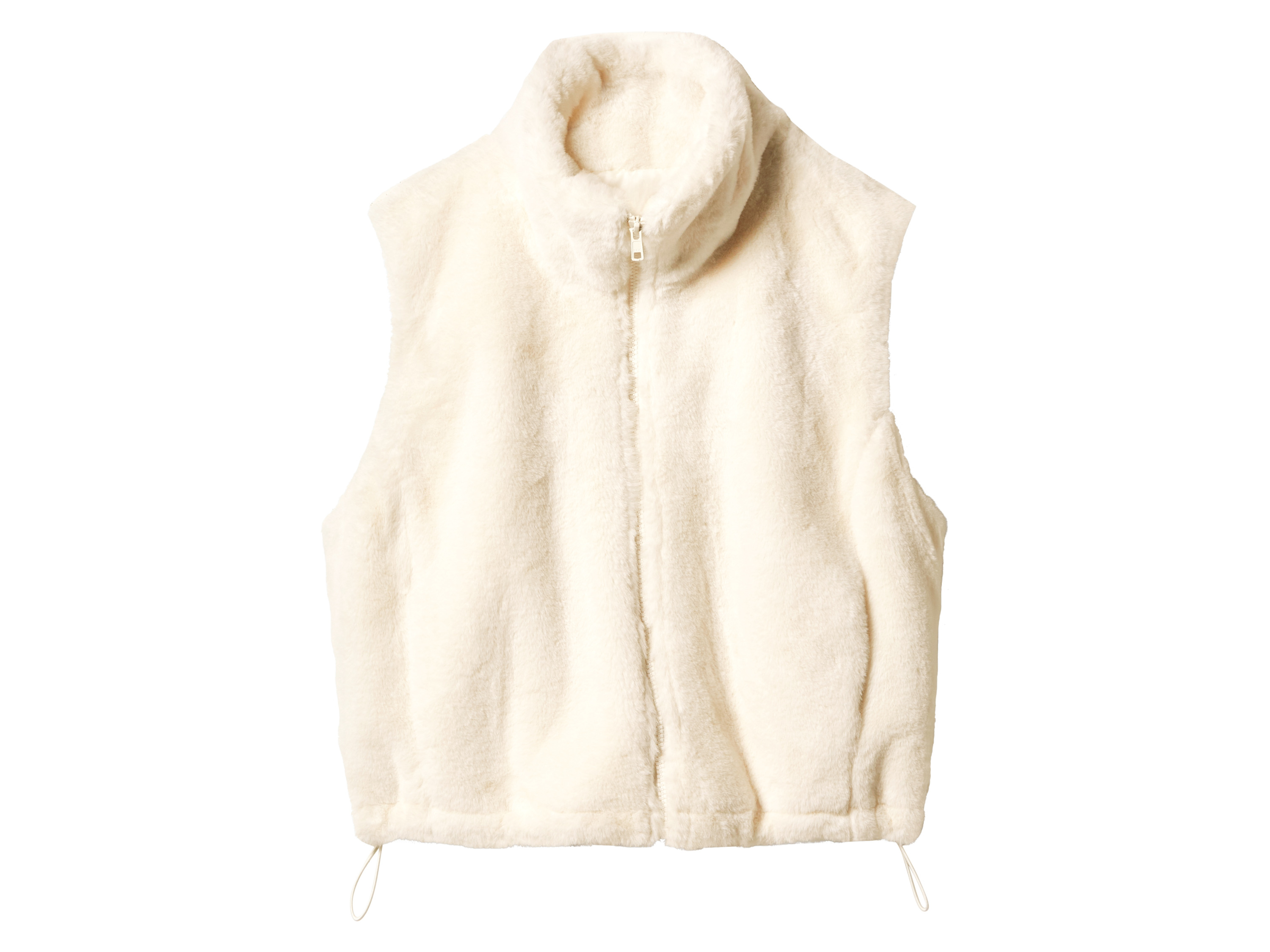 esmara Kamizelka pluszowa damska Beżowy, L44/46