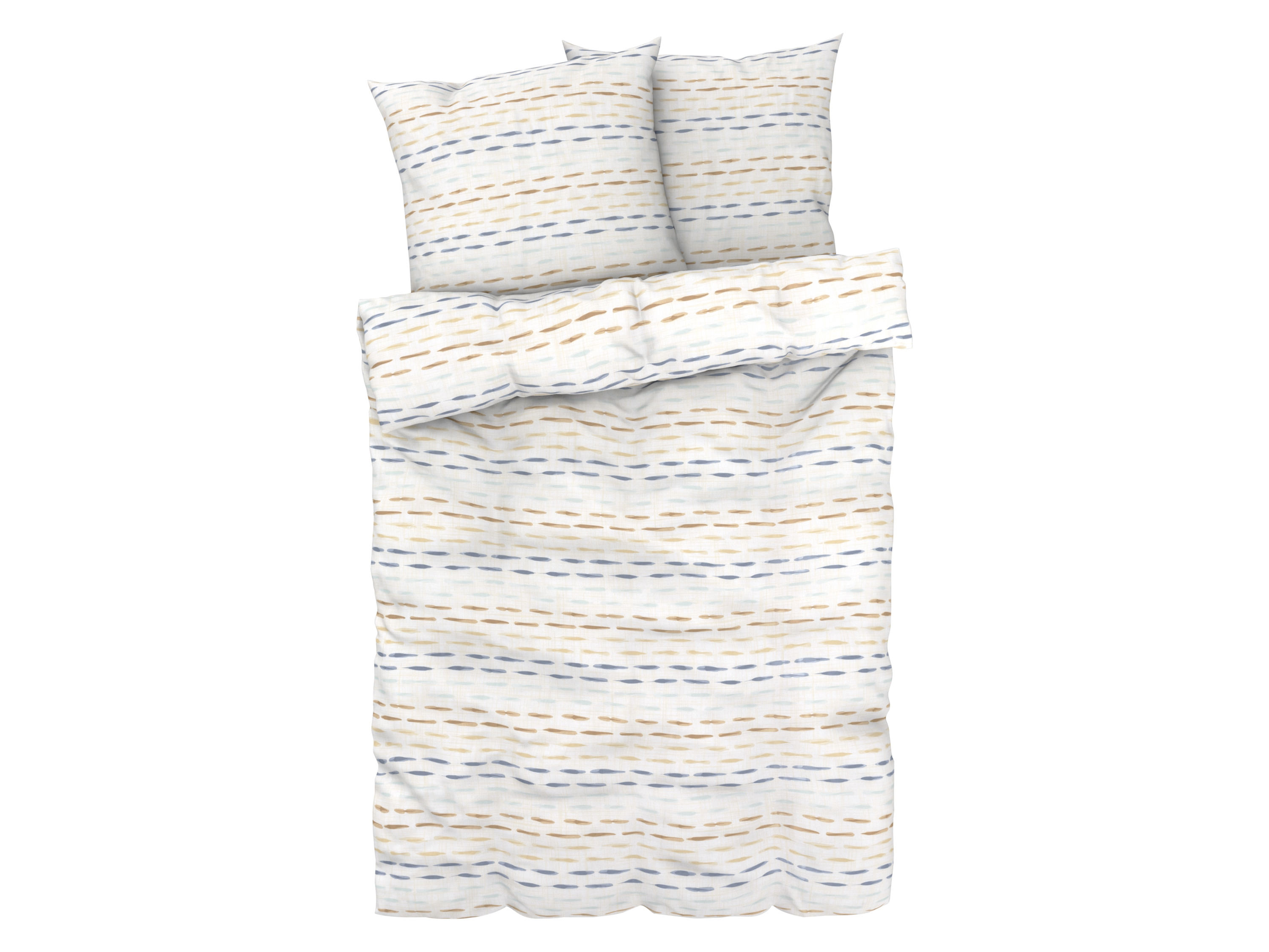 Livarno home Pościel satynowa z bawełny, 220 x 200 cm Linie