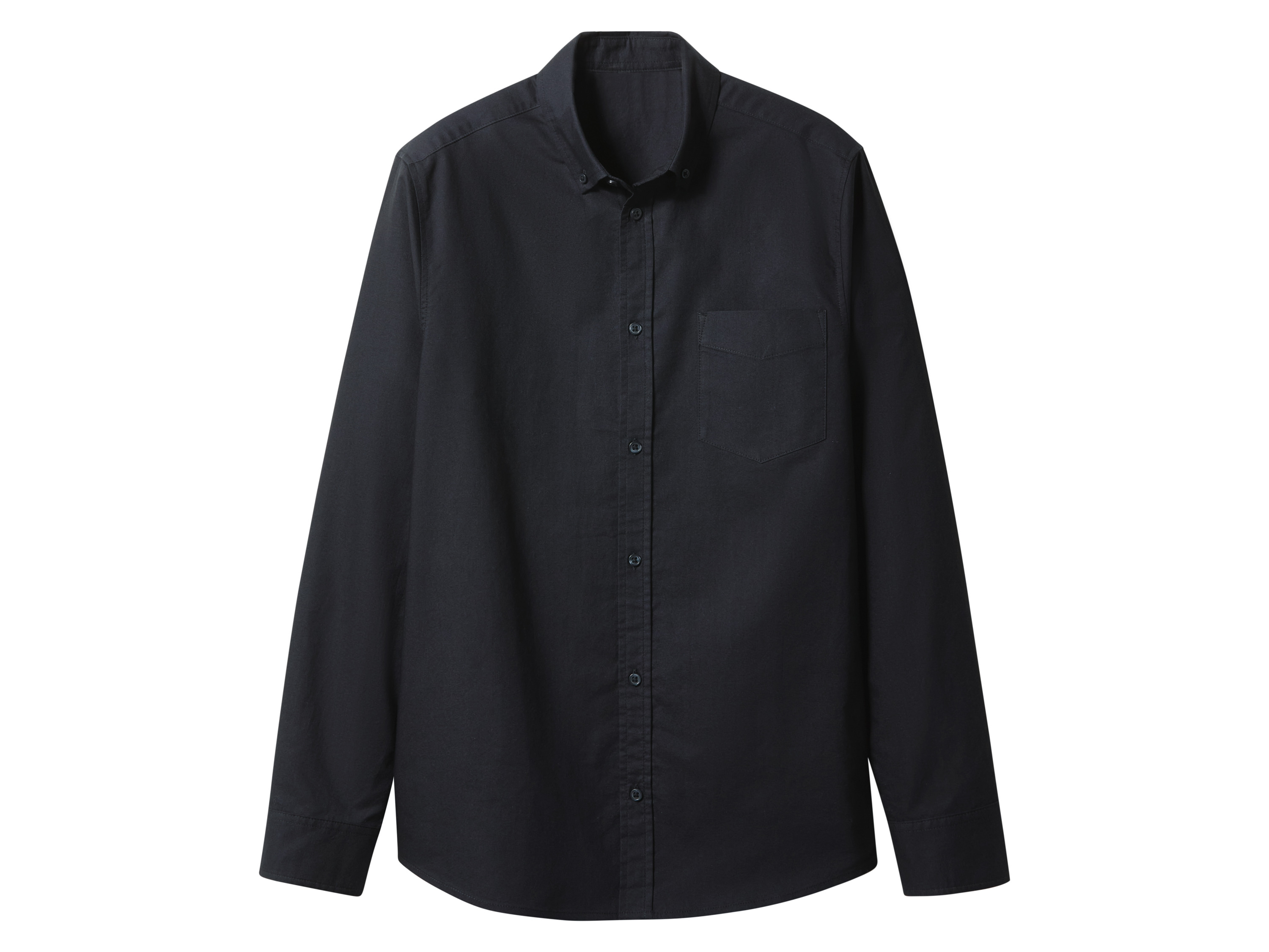 esmara Men Koszula męska casualowa z bawełny Granatowy, L 41/42