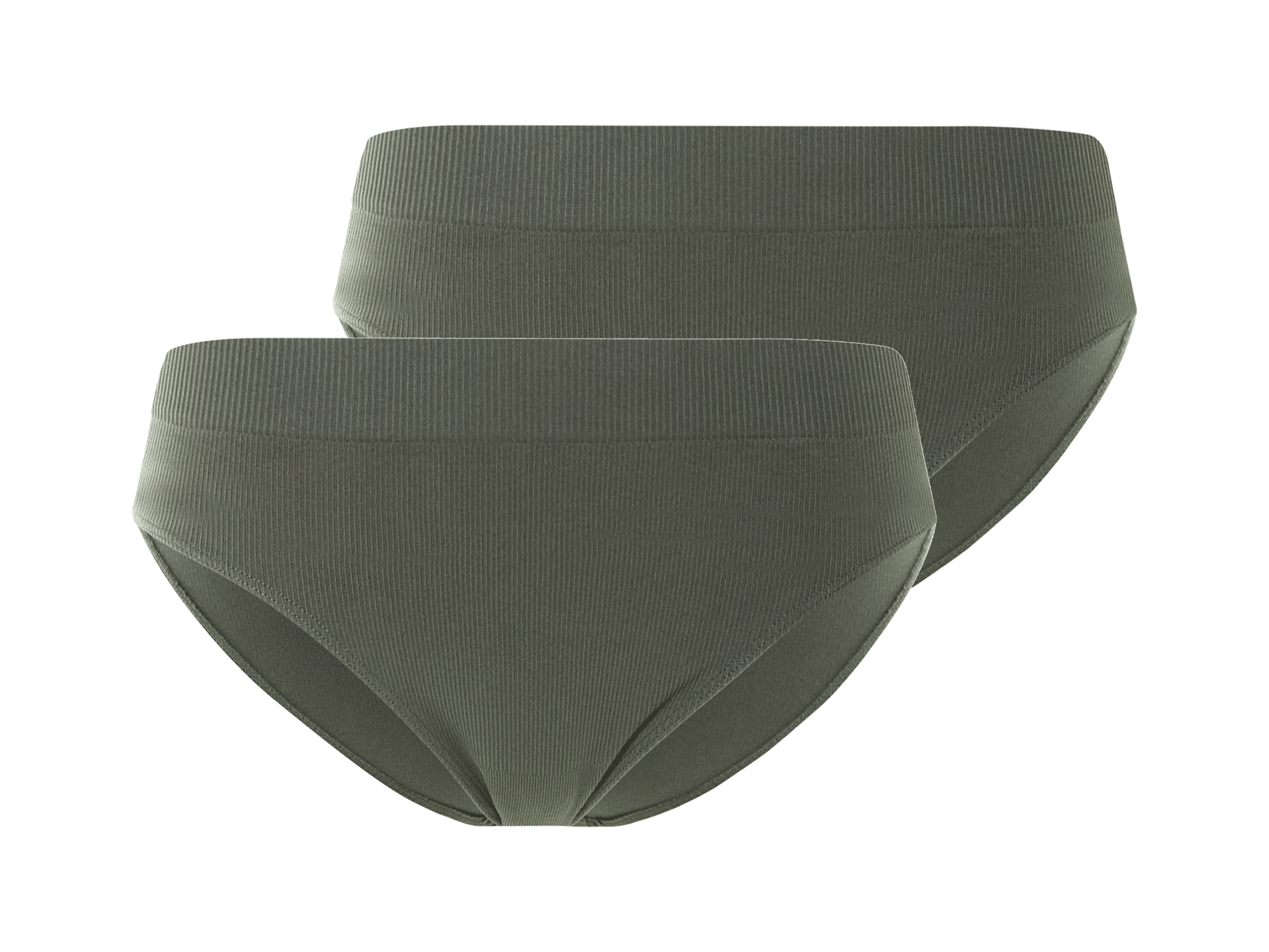 esmara Majtki figi damskie, 2 pary Khaki, L44/46