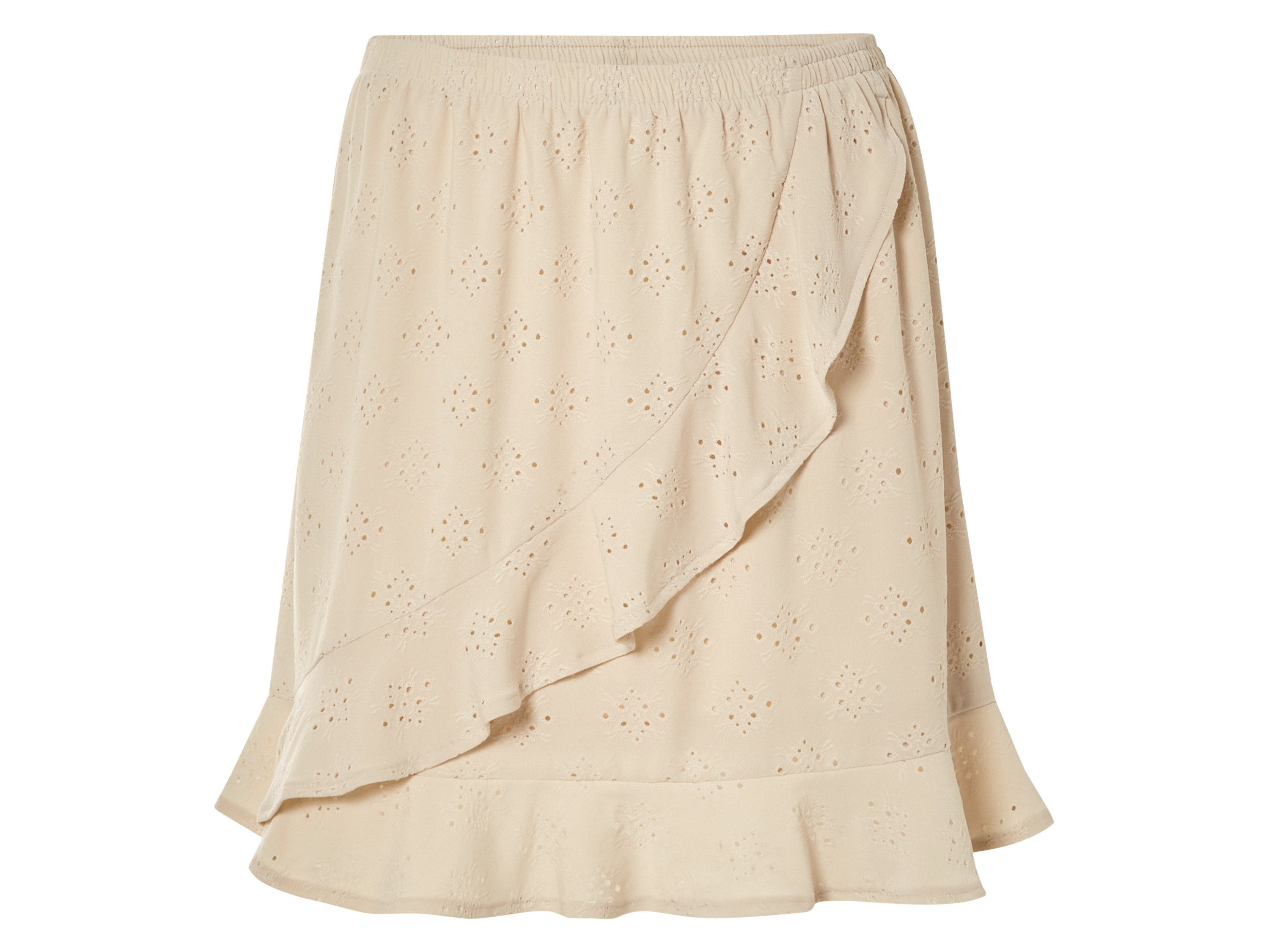 esmara Kopertowa spódnica damska Beżowy, M 40/42