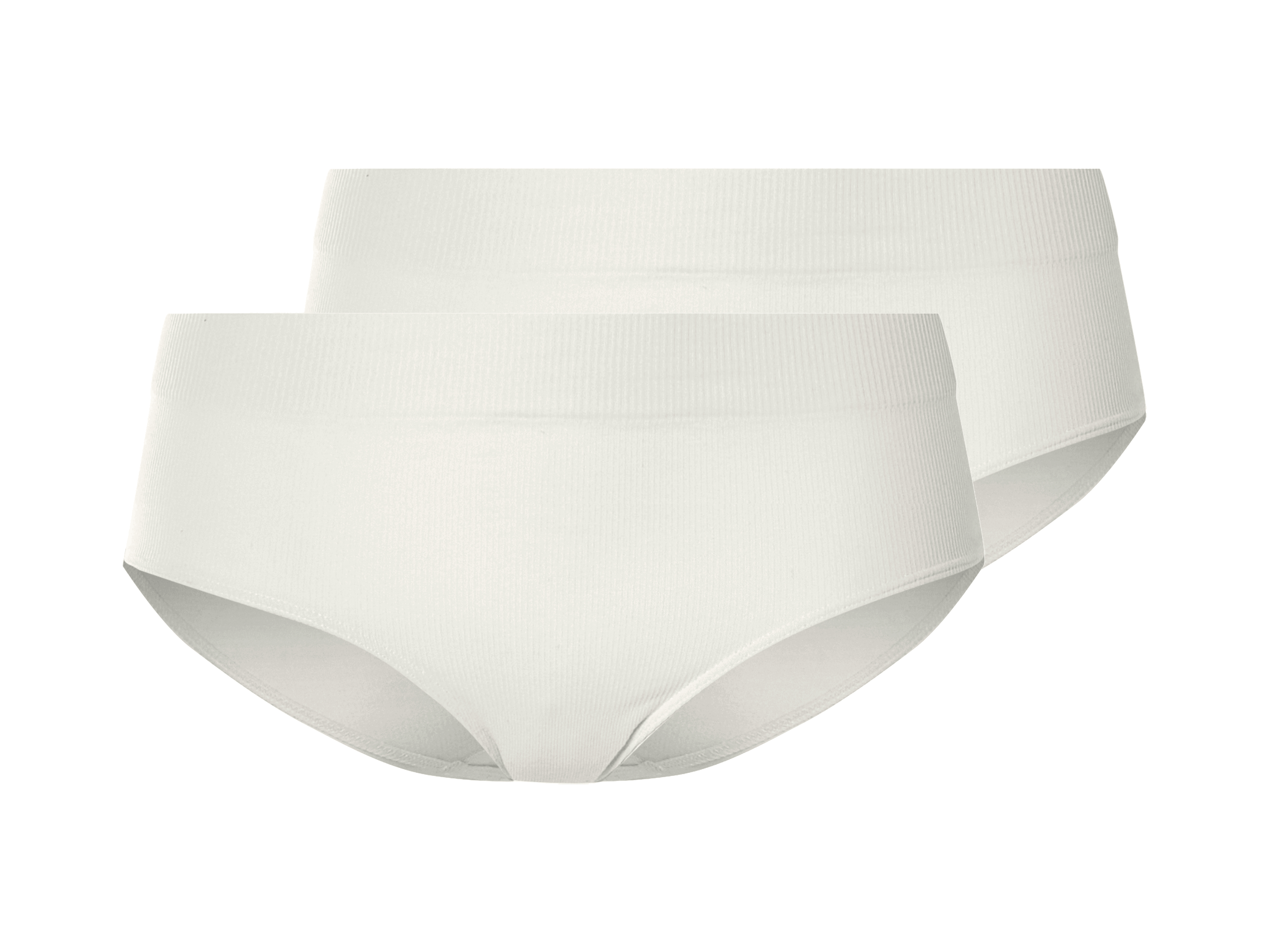 esmara Figi hipster damskie, 2 pary Biały, M40/42