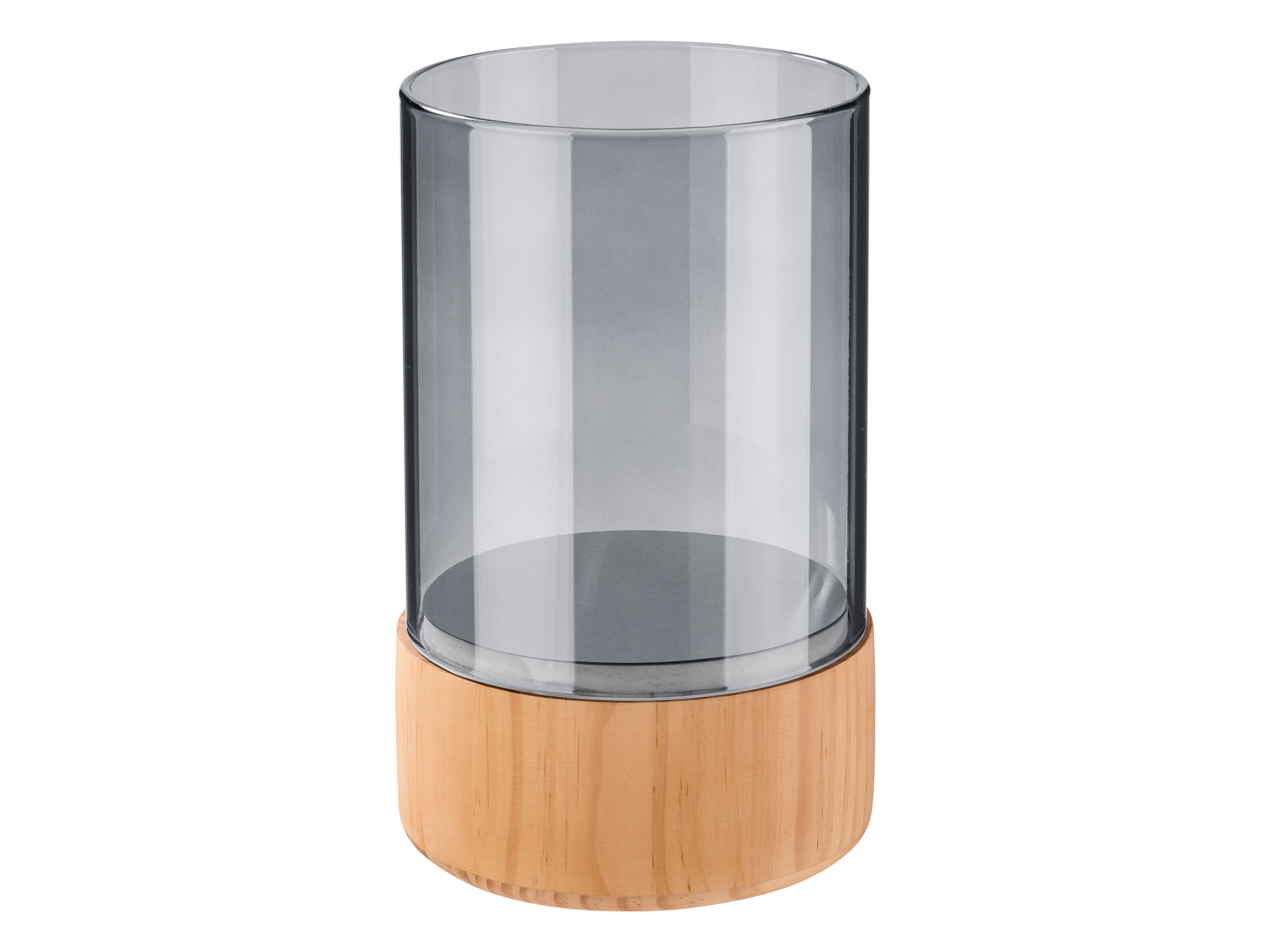 Livarno home Latarenka szklana na świecę Szary