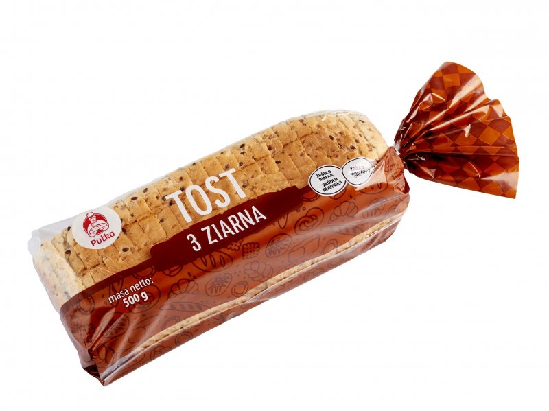 Tost 3 Ziarna 500 g - Piekarnie Cukiernie Putka