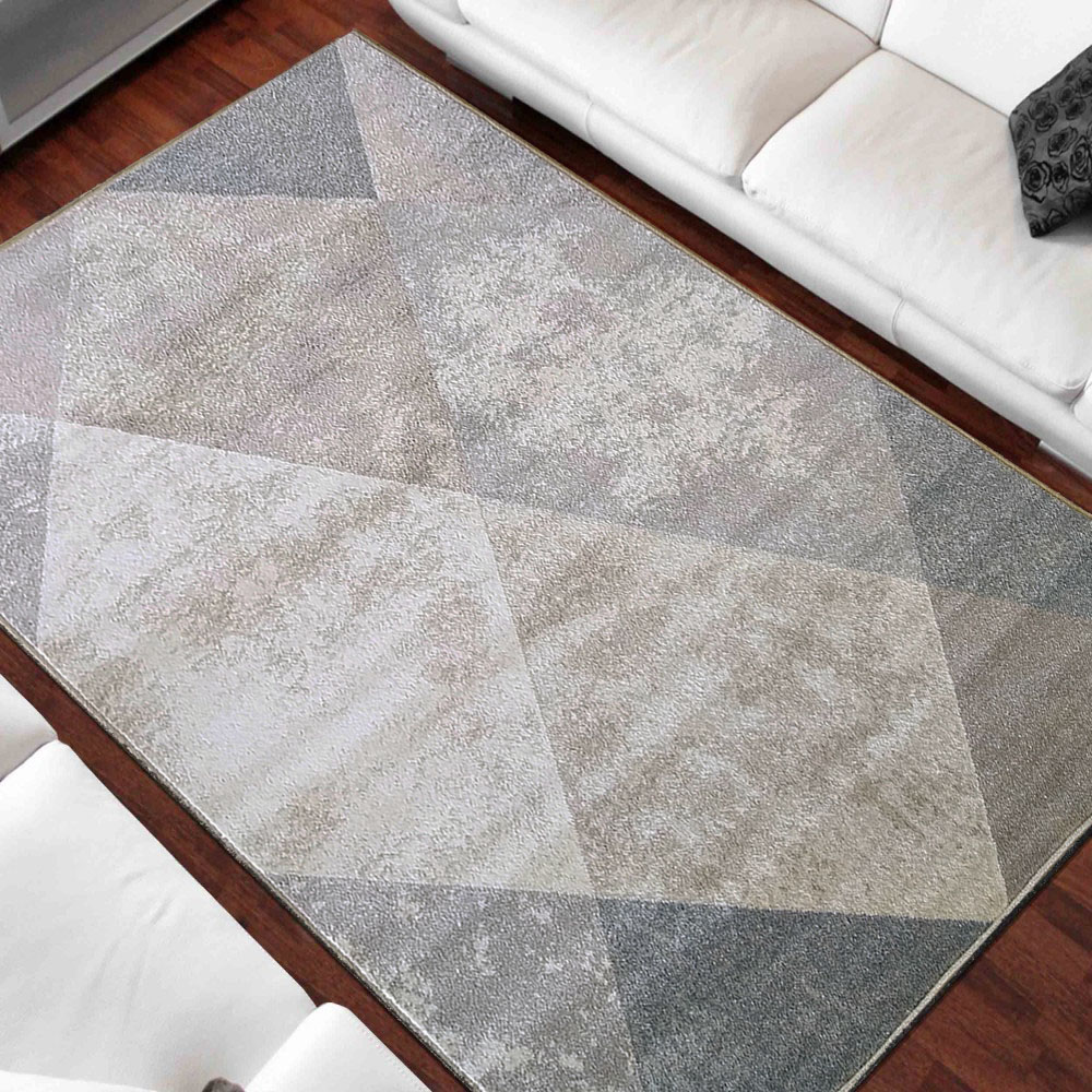 Dywan - 160 x 220 cm - Beżowy - Nowoczesny - Dywanopol