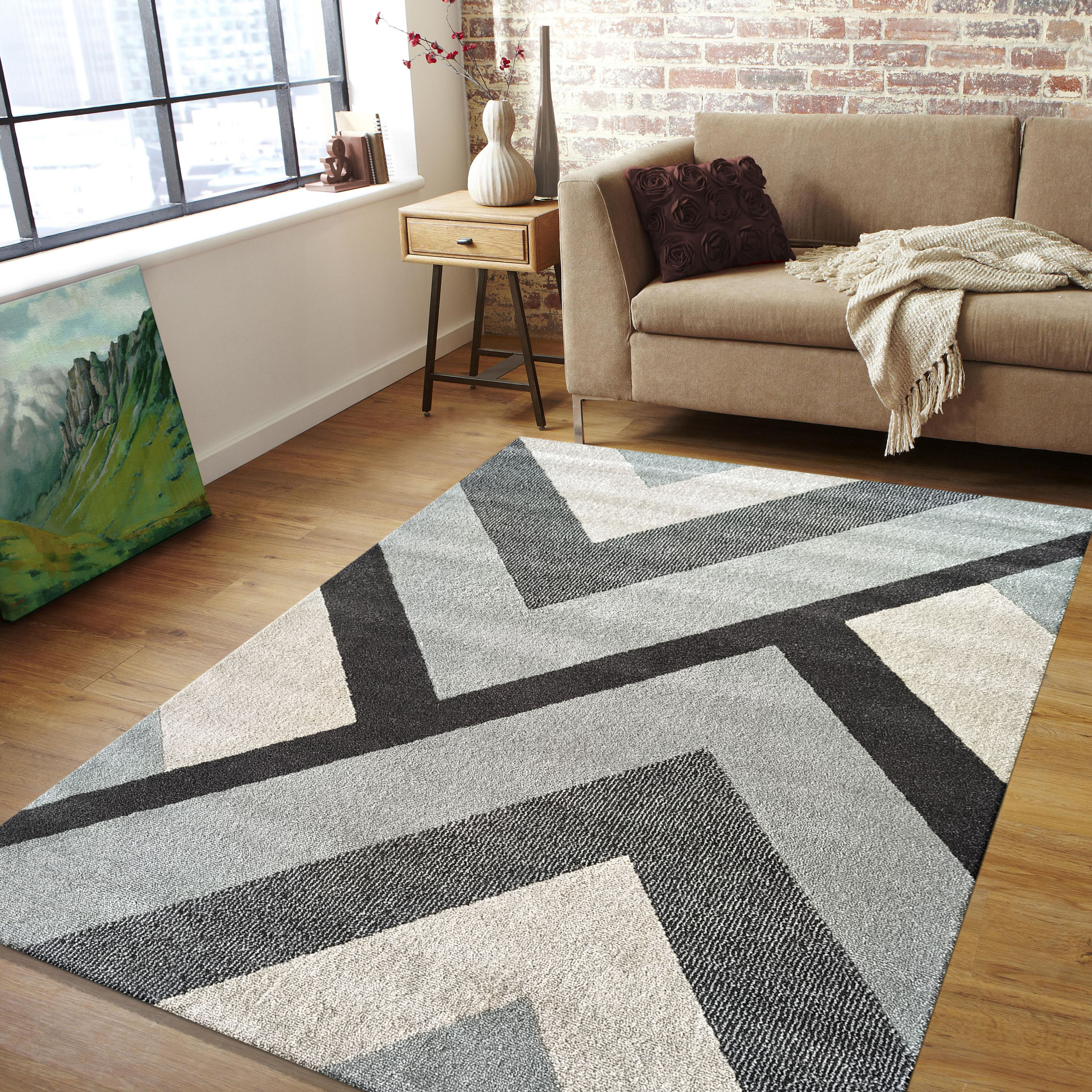 Dywan - 160 x 230 cm - Wielokolorowy - Nowoczesny - Dywanopol