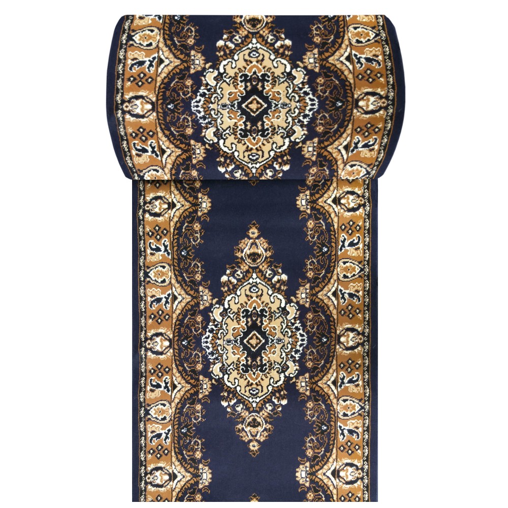 Chodniki Dywanowe Na Metry Alfa 06 Granatowy 90 cm