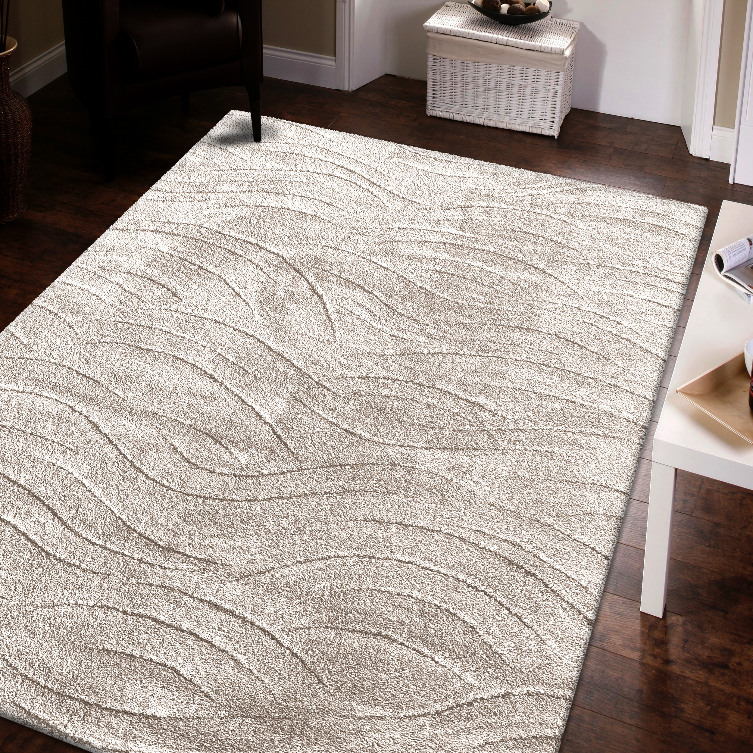 Dywan - 80 x 150 cm - Beżowy - Nowoczesny - Dywanopol