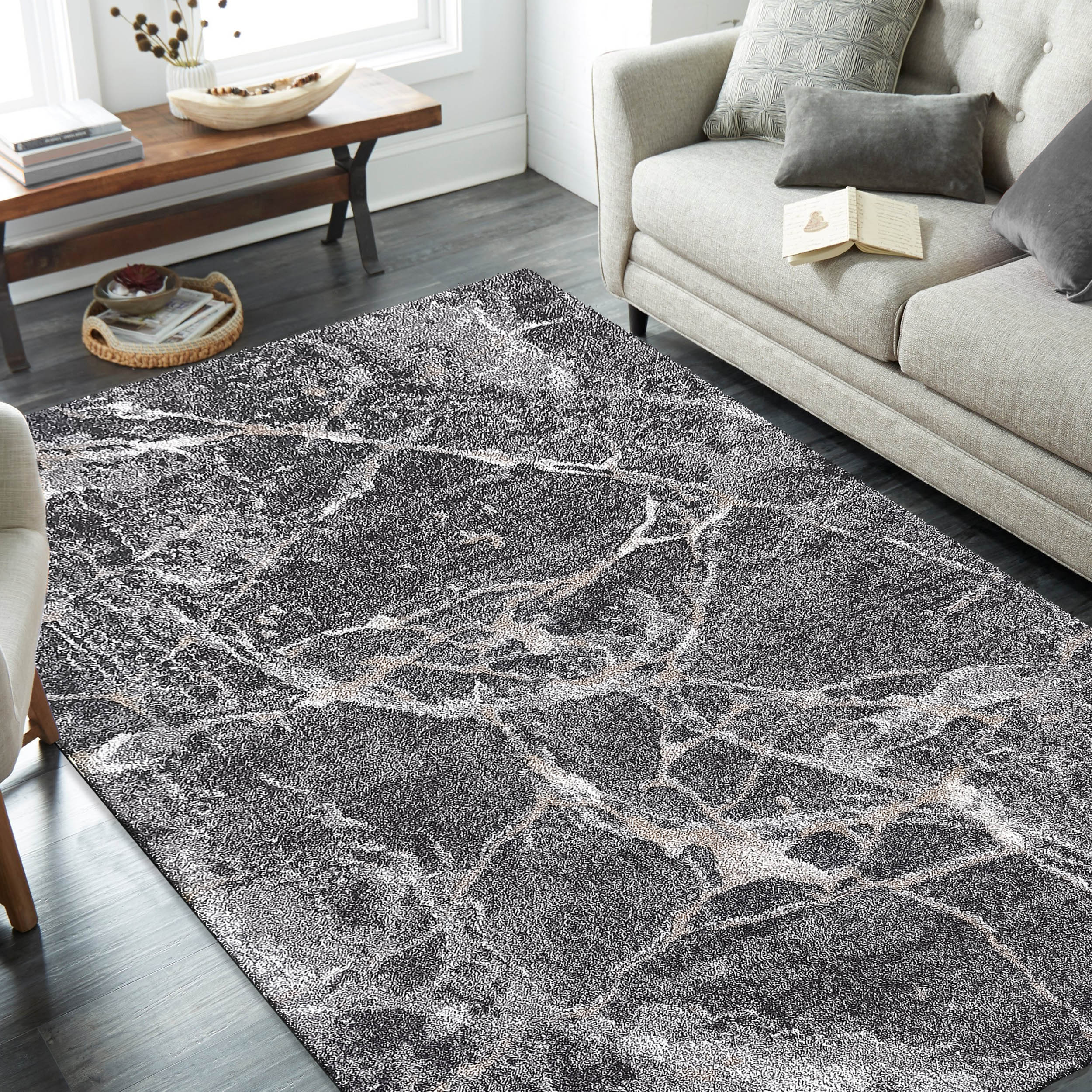 Dywan - 300 x 400 cm - Brązowy - Nowoczesny - Dywanopol