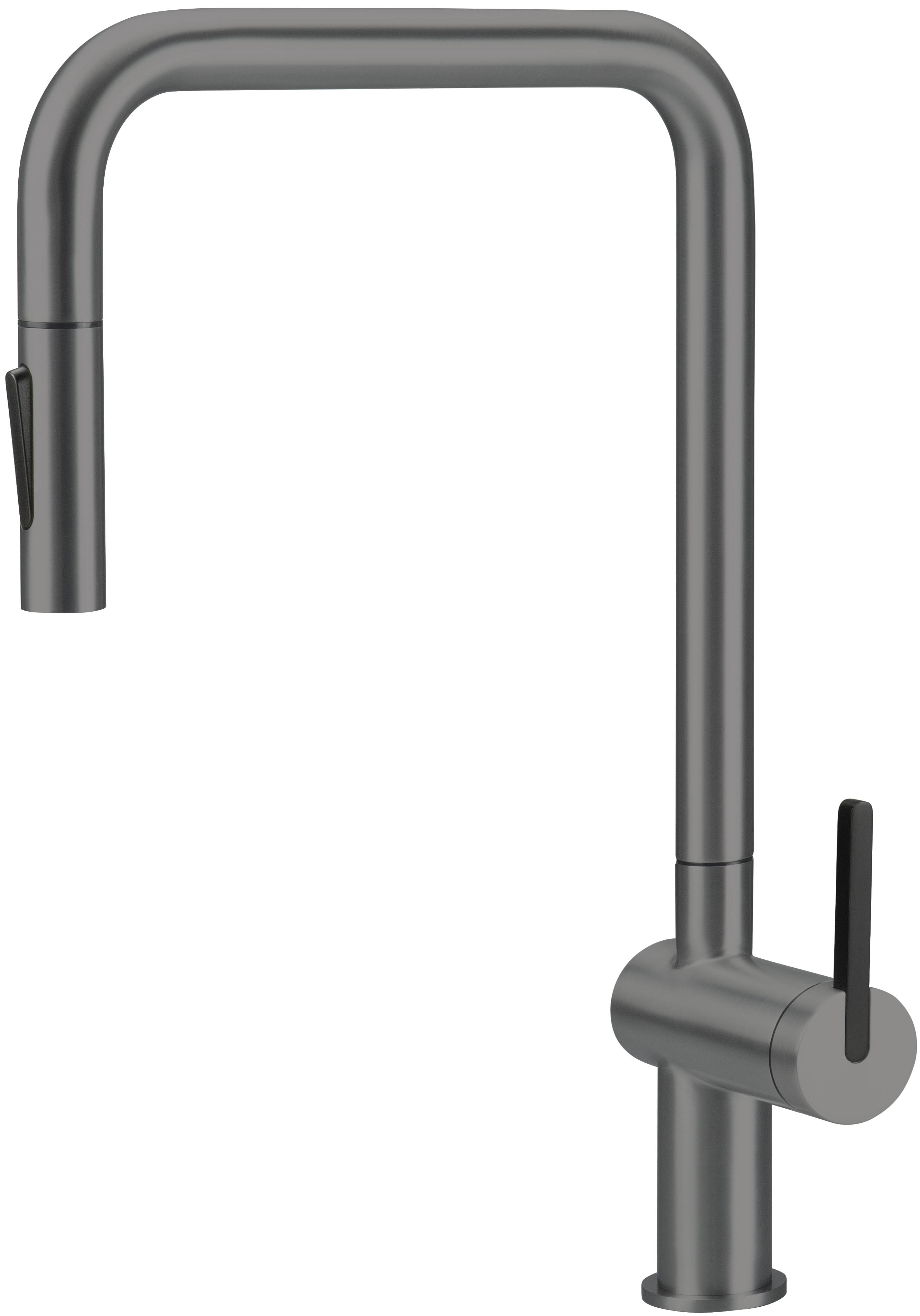 Darmowa Dostawa - Bateria kuchenna stojąca grafit/szary Deante Momi BKMD73N