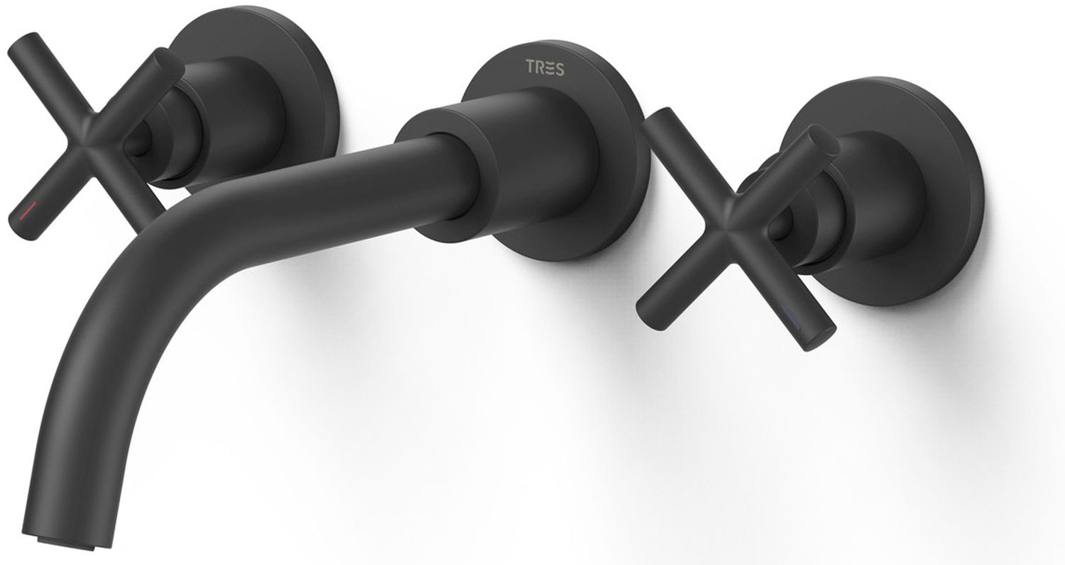 Darmowa Dostawa - Bateria umywalkowa podtynkowa czarny Tres Mont Blanc 28330002NM