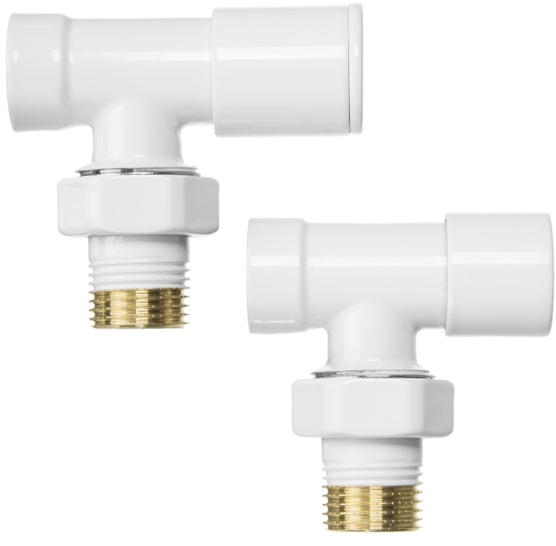 Darmowa Dostawa - Zestaw przyłączeniowy biały Invena CZ31K15