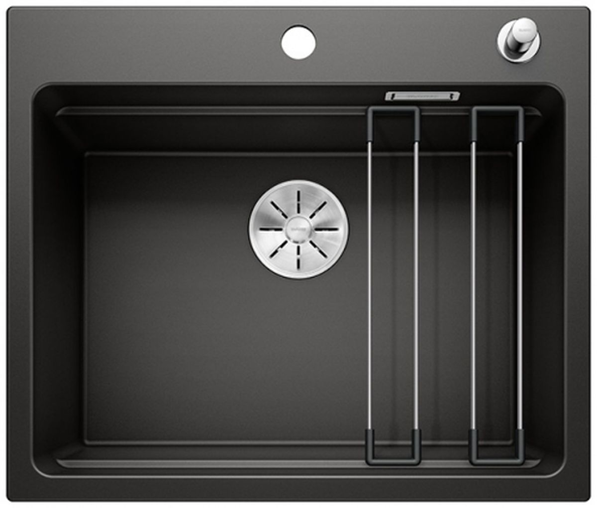 Darmowa Dostawa - Zlewozmywak granitowy 60x51 cm czarny Blanco Etagon 6 525889