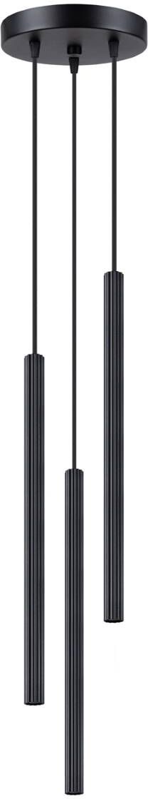 Darmowa Dostawa - Lampa wisząca 3x8 W czarna Sollux Lighting Arche SL1341