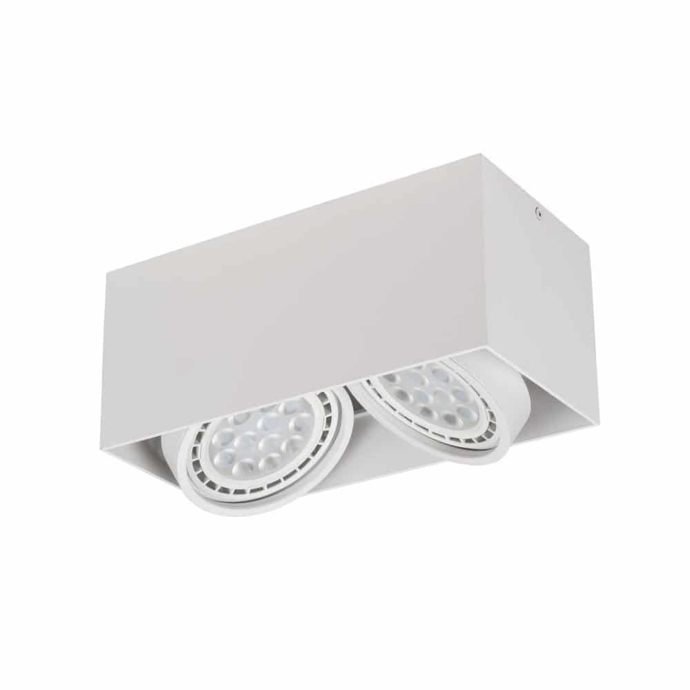 Darmowa Dostawa - Lampa podsufitowa 2x8 W biała Open Design Cardi II OR81978