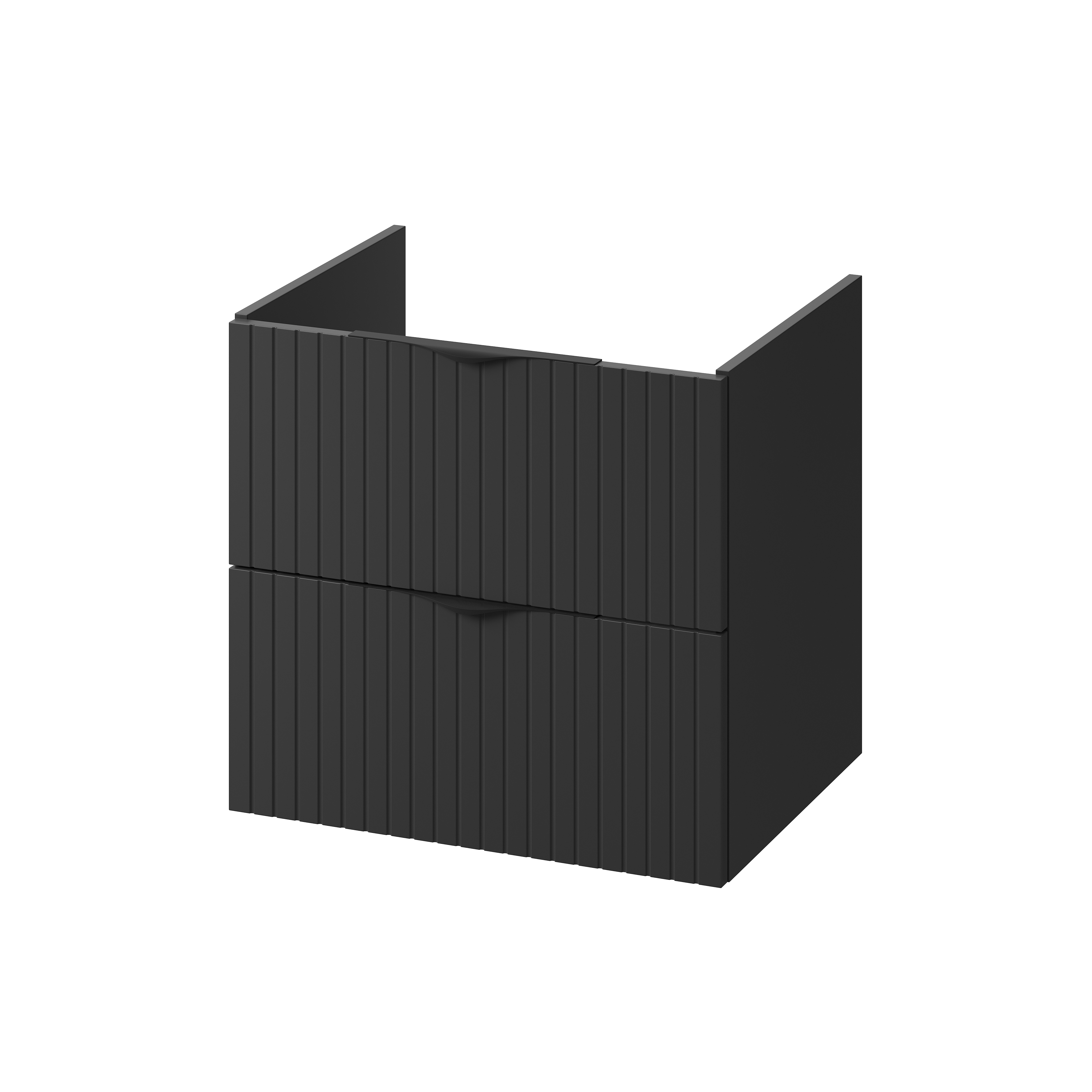 Darmowa Dostawa - Szafka 59.4x44.7x57.2 cm podumywalkowa wisząca czarna Cersanit Tirso S1017010