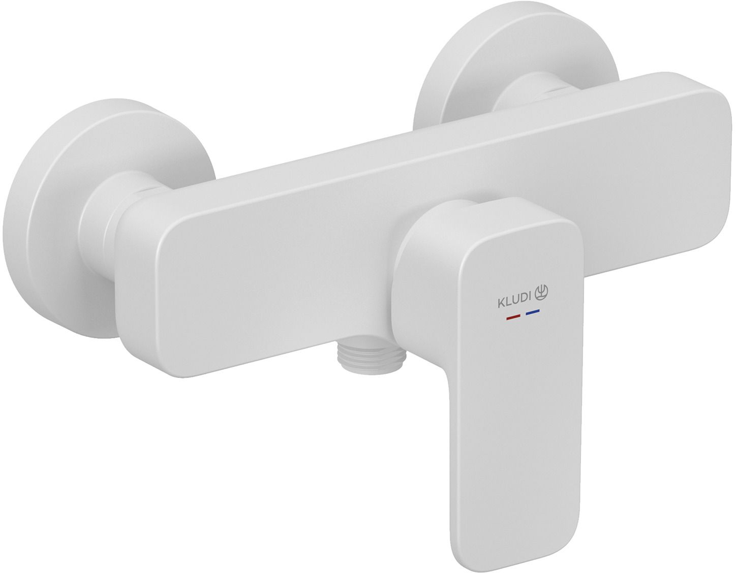 Darmowa Dostawa - Bateria prysznicowa ścienna biała Kludi Renon 428315375