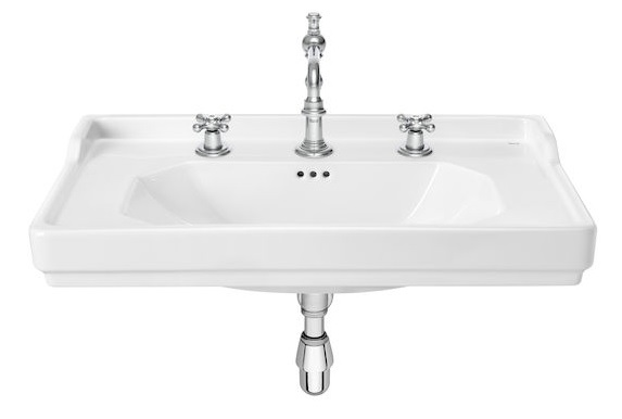 Darmowa Dostawa - Umywalka 80x50 cm prostokątna ścienna biała Roca Carmen A3270A0003