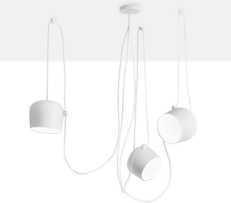 Darmowa Dostawa - Lampa wisząca 3x20 W biała Abruzzo Spider ABRSHILE27G