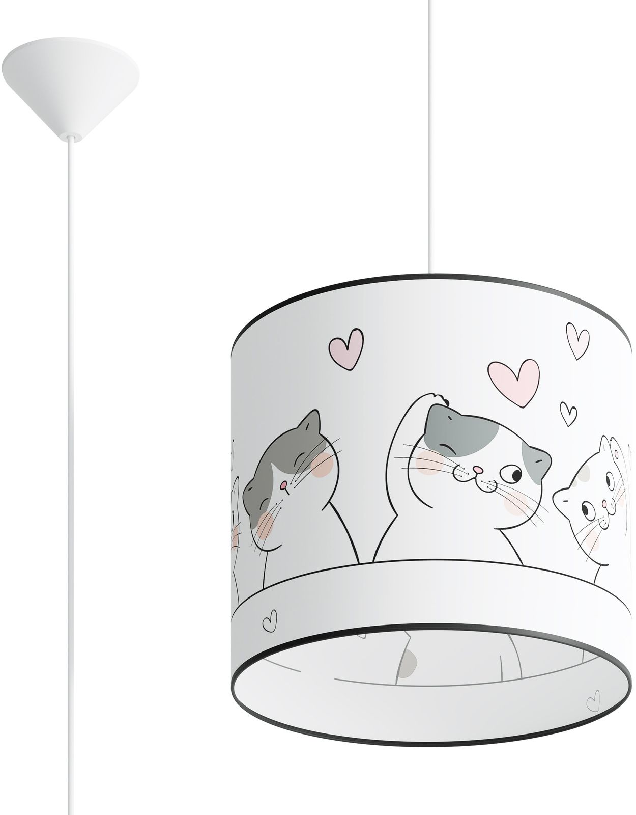 Darmowa Dostawa - Lampa wisząca 1x15 W multikolor Sollux Lighting Cat SL1419