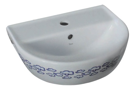 Darmowa Dostawa - Umywalka półokrągła 45x35 cm CeraStyle Happy 003100u61