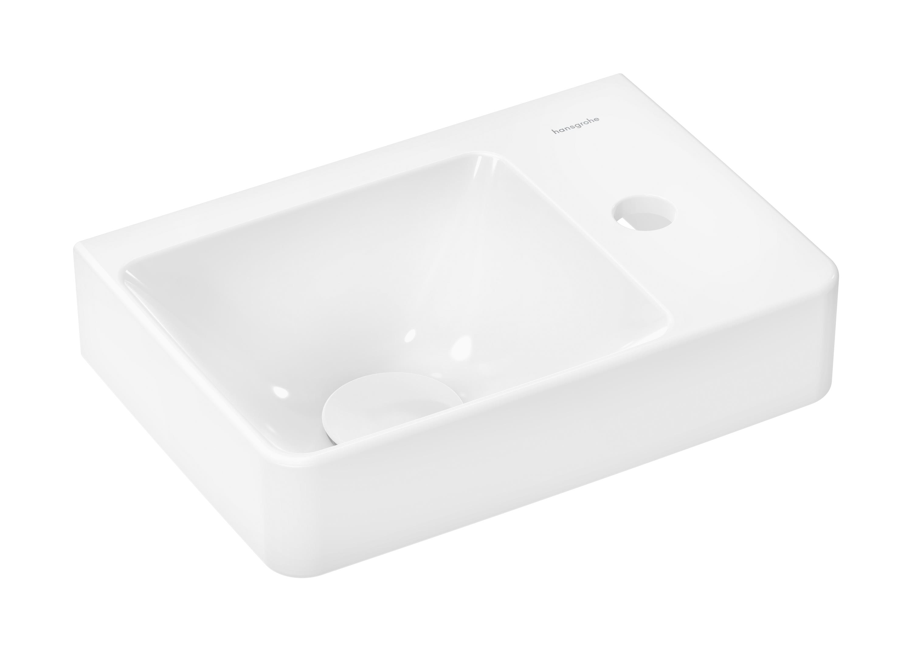 Darmowa Dostawa - Umywalka 36x25 cm prostokątna ścienna-meblowa biała Hansgrohe Xelu Q 61084450