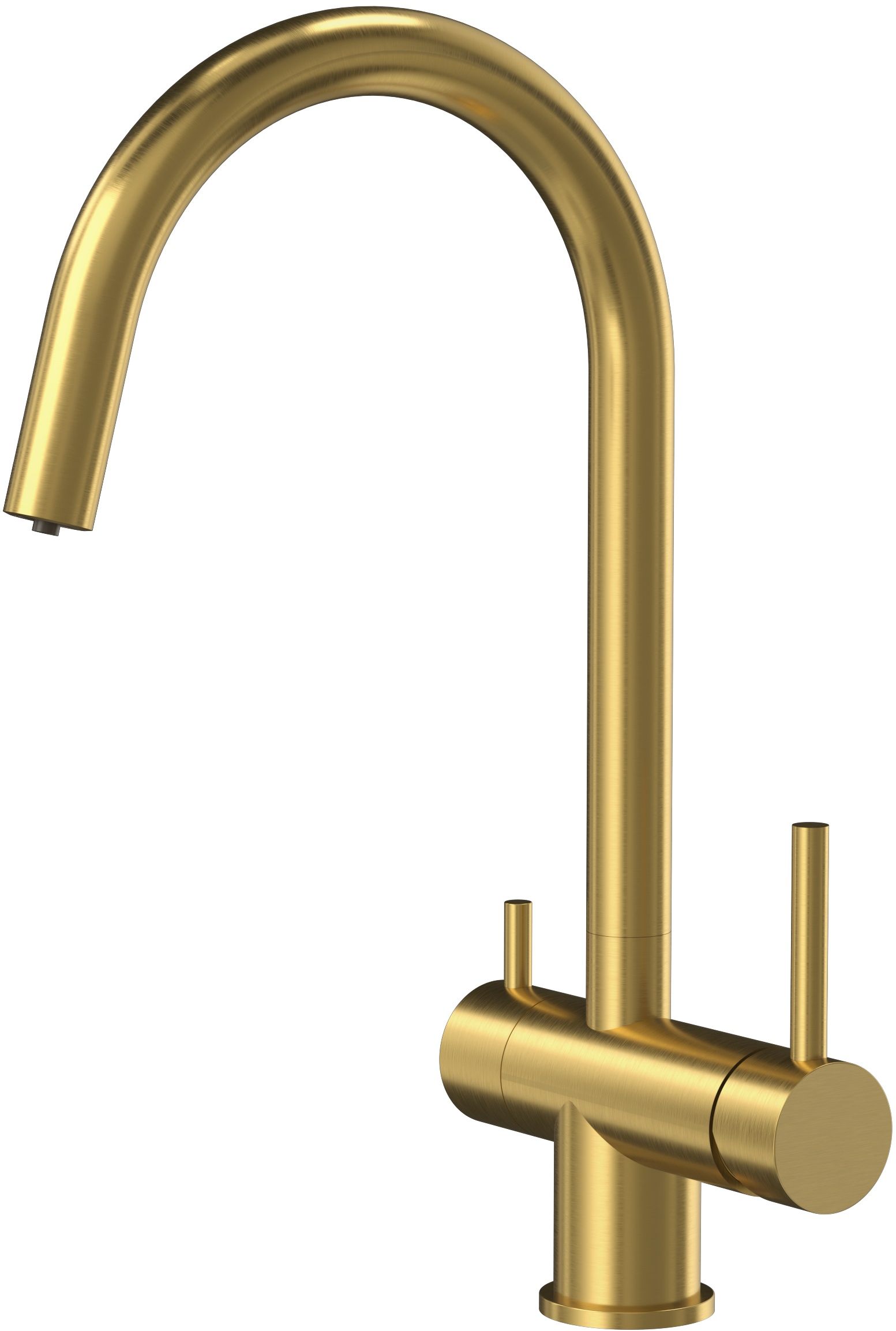 Darmowa Dostawa - Bateria do filtra wody stojąca złoto/stare złoto Quadron Caren 3623512PVDG1