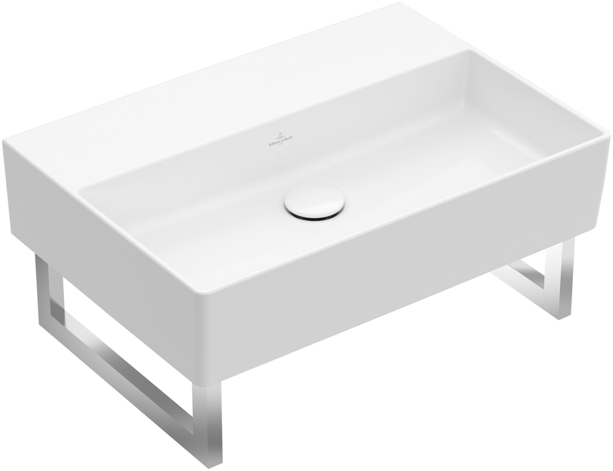 Darmowa Dostawa - Umywalka 50x42 cm prostokątna ścienna biała Villeroy & Boch Memento 2.0 4A225301