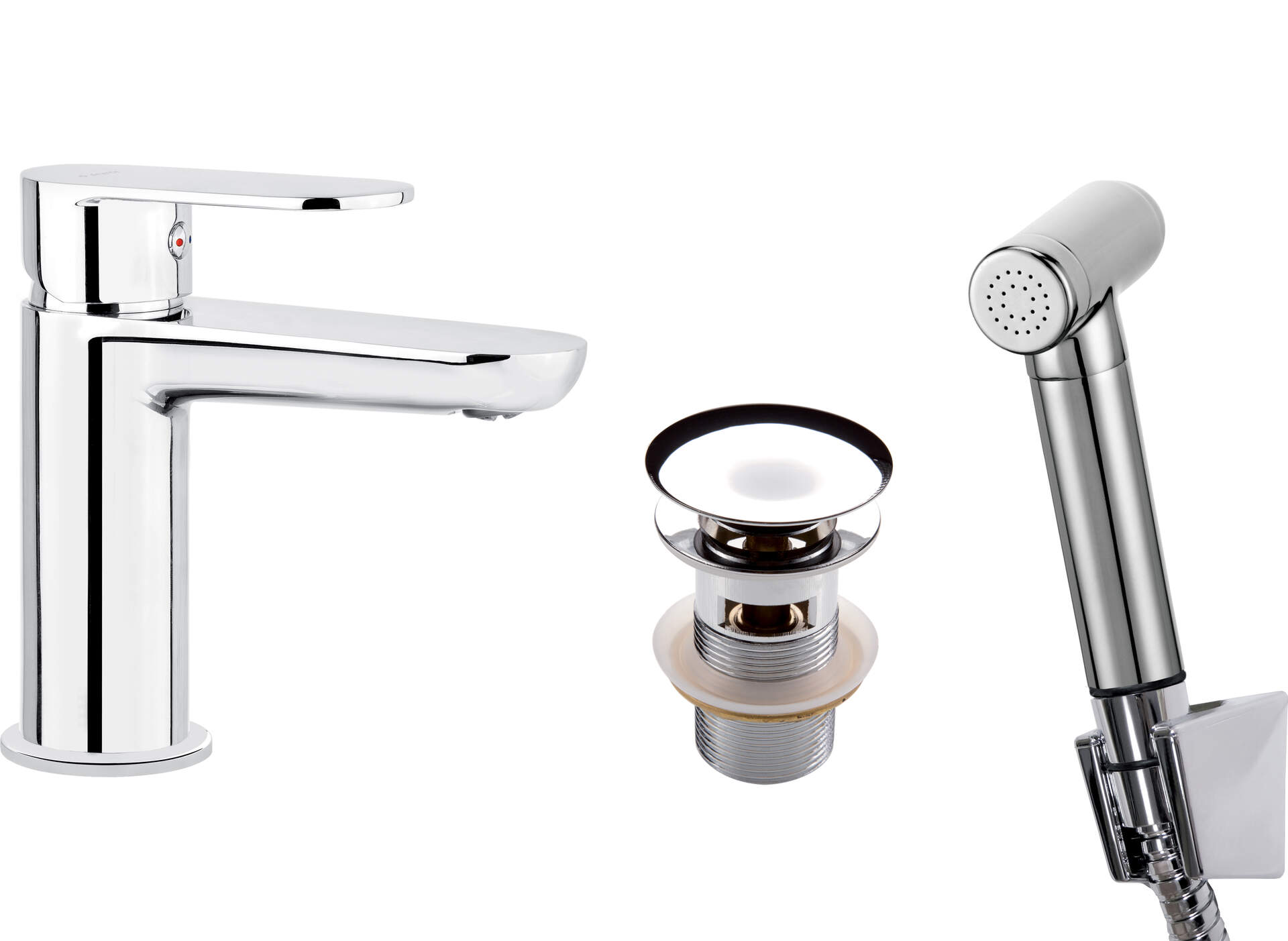 Darmowa Dostawa - Bateria umywalkowa stojąca chrom Deante Alpinia BGA027M