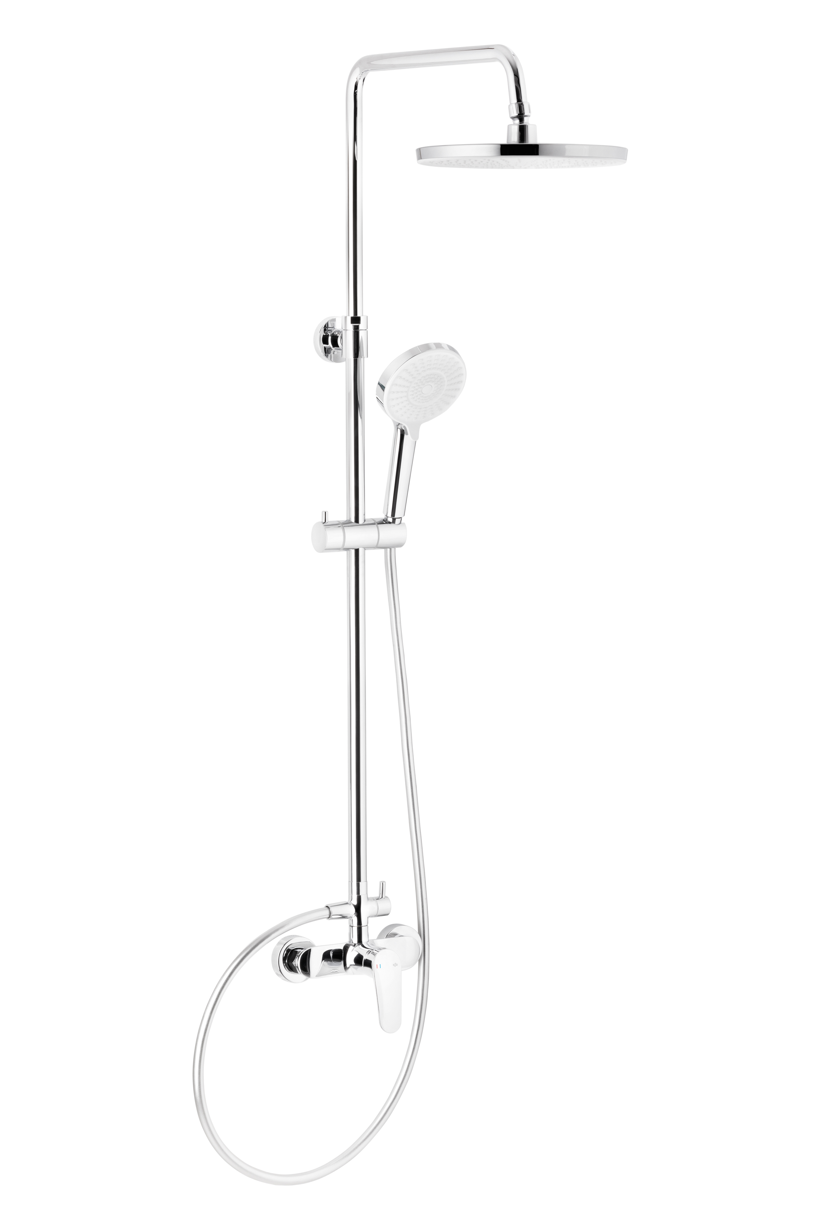Darmowa Dostawa - Zestaw prysznicowy ścienny chrom KFA Armatura Otava 555691000