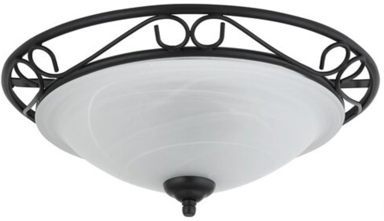 Darmowa Dostawa - Plafon 2x60 W czarny Rabalux Athen 3722