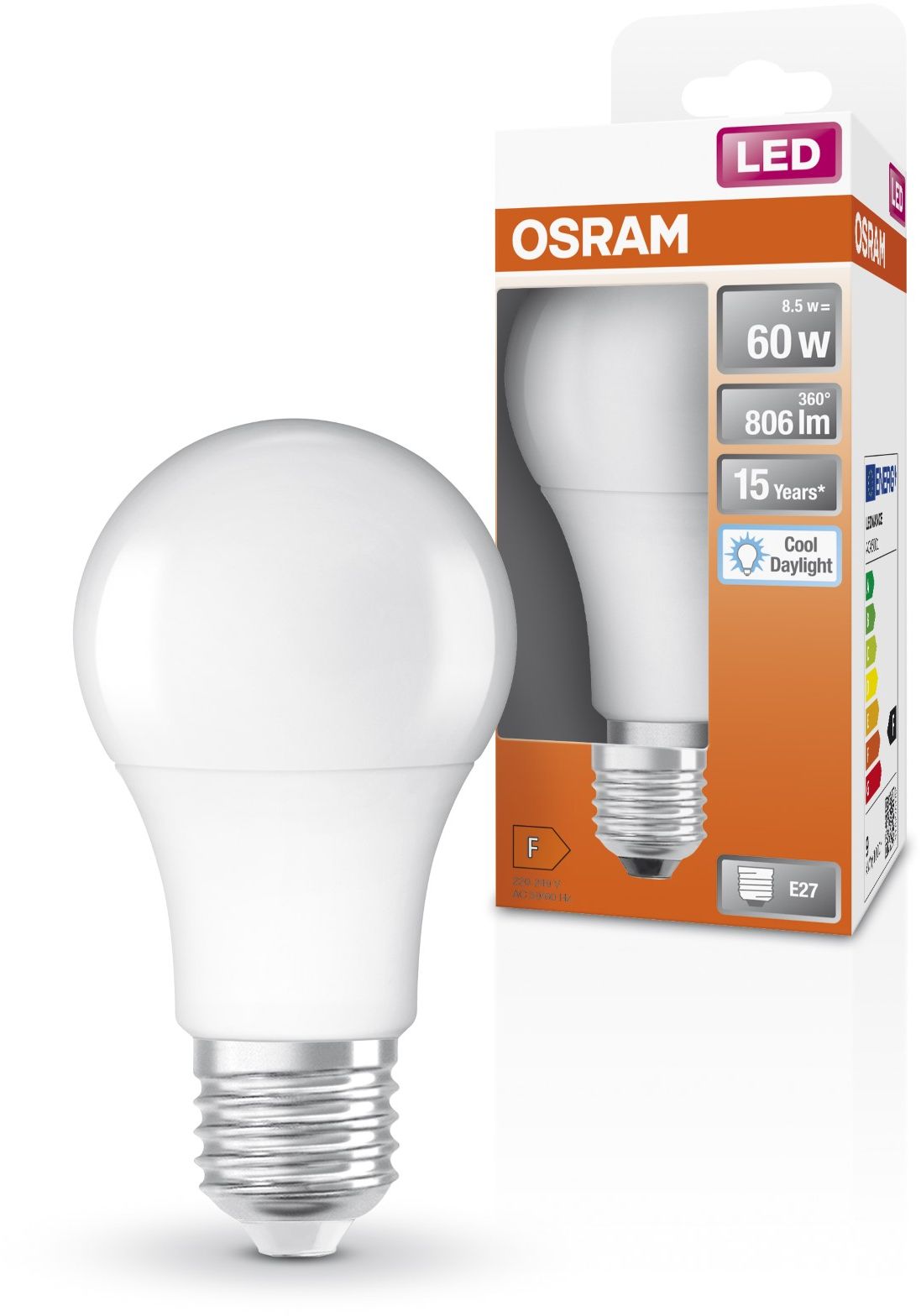 Darmowa Dostawa - Żarówka LED 1x8.5 W 6500 K e27 Osram LED Star Classic A 4058075428560