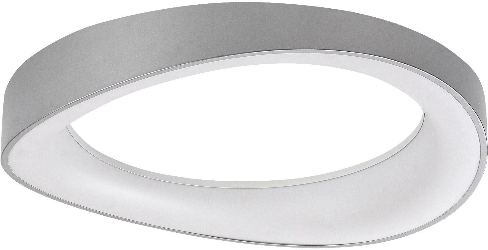 Darmowa Dostawa - Lampa podsufitowa 1x38 W biała-srebrna Rabalux Iliana 71055