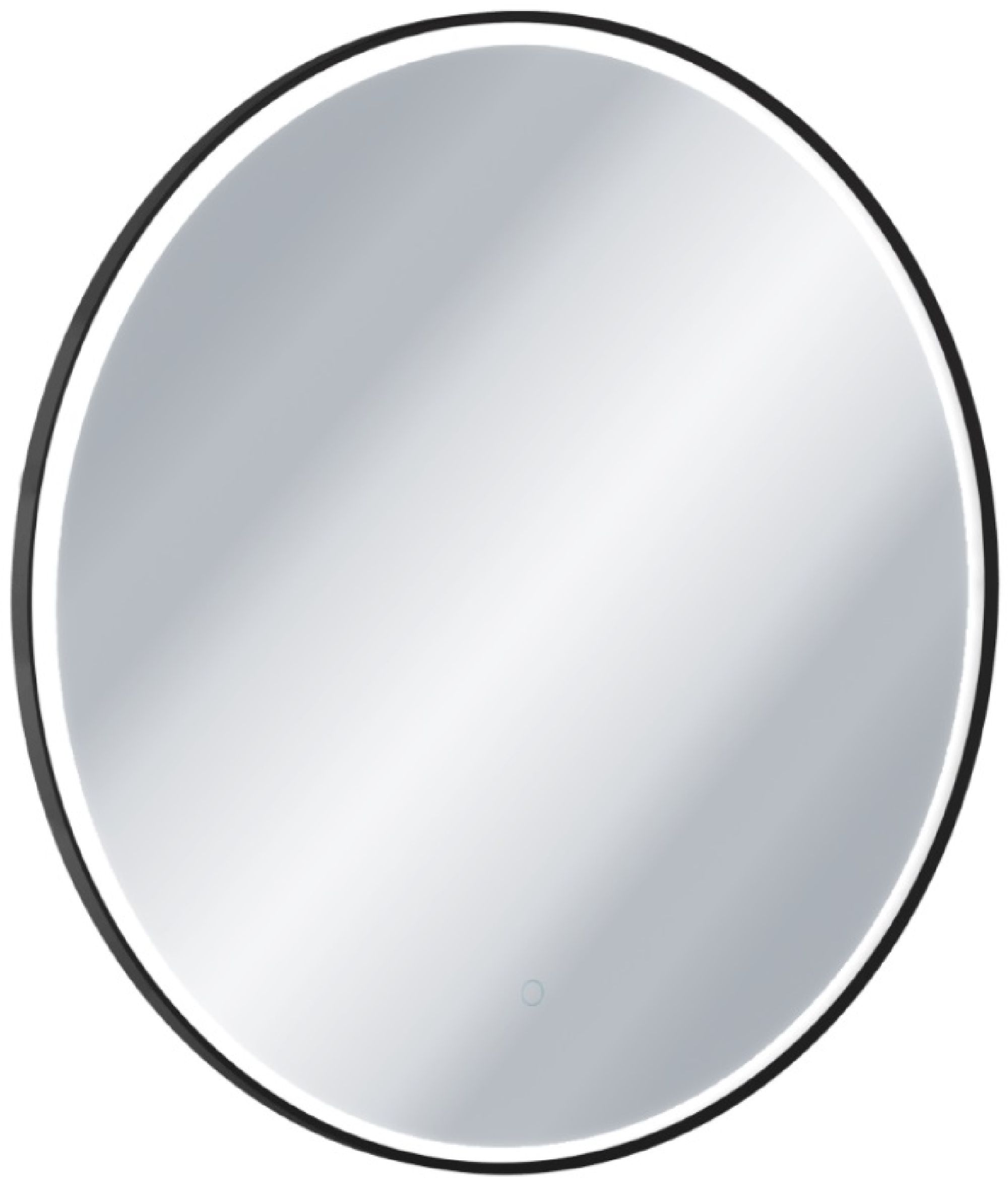 Darmowa Dostawa - Lustro 100x100 cm okrągłe z oświetleniem z matą grzewczą czarny Excellent Corido DOEXCO100BL