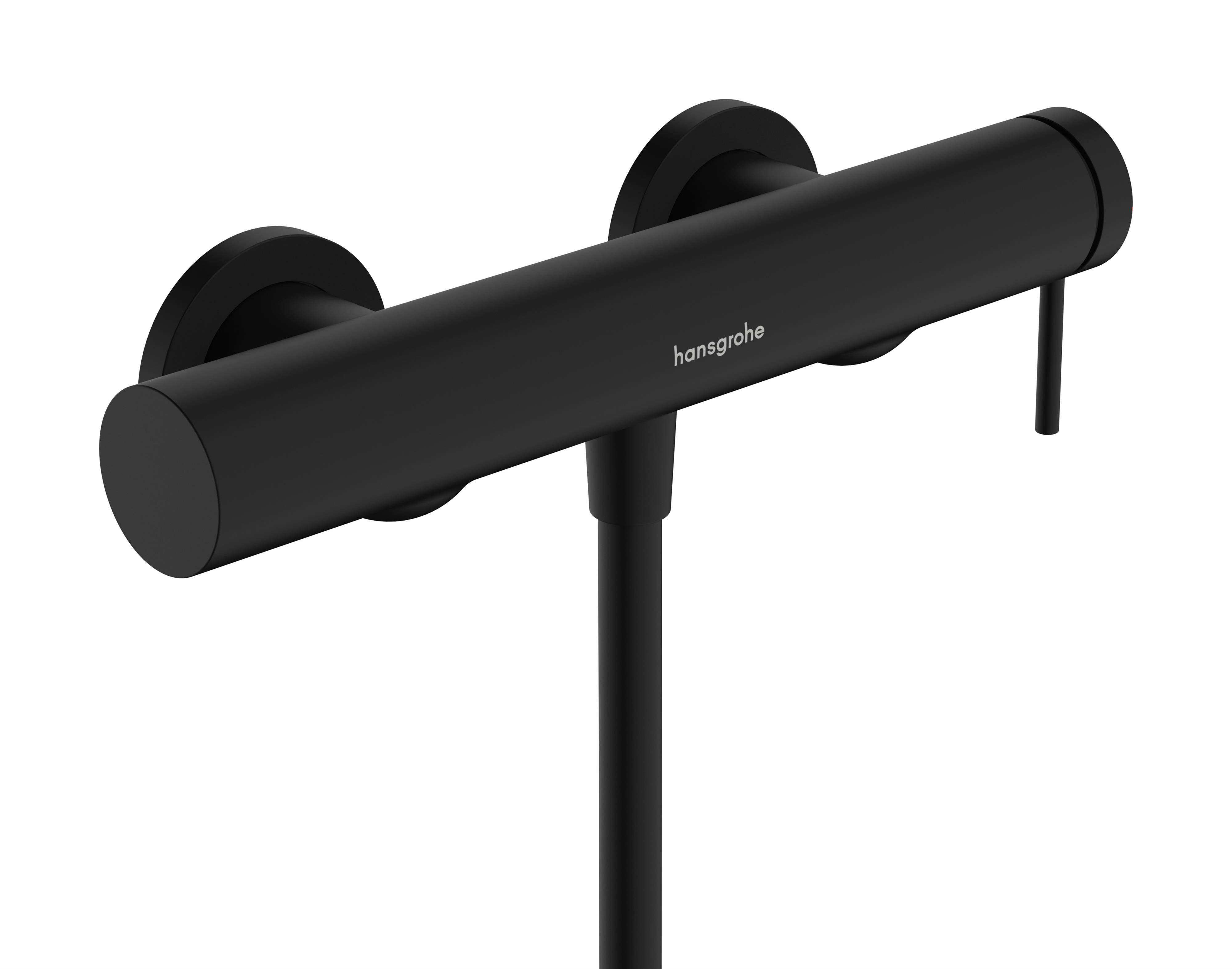 Darmowa Dostawa - Bateria prysznicowa ścienna czarna Hansgrohe Tecturis S 73622670